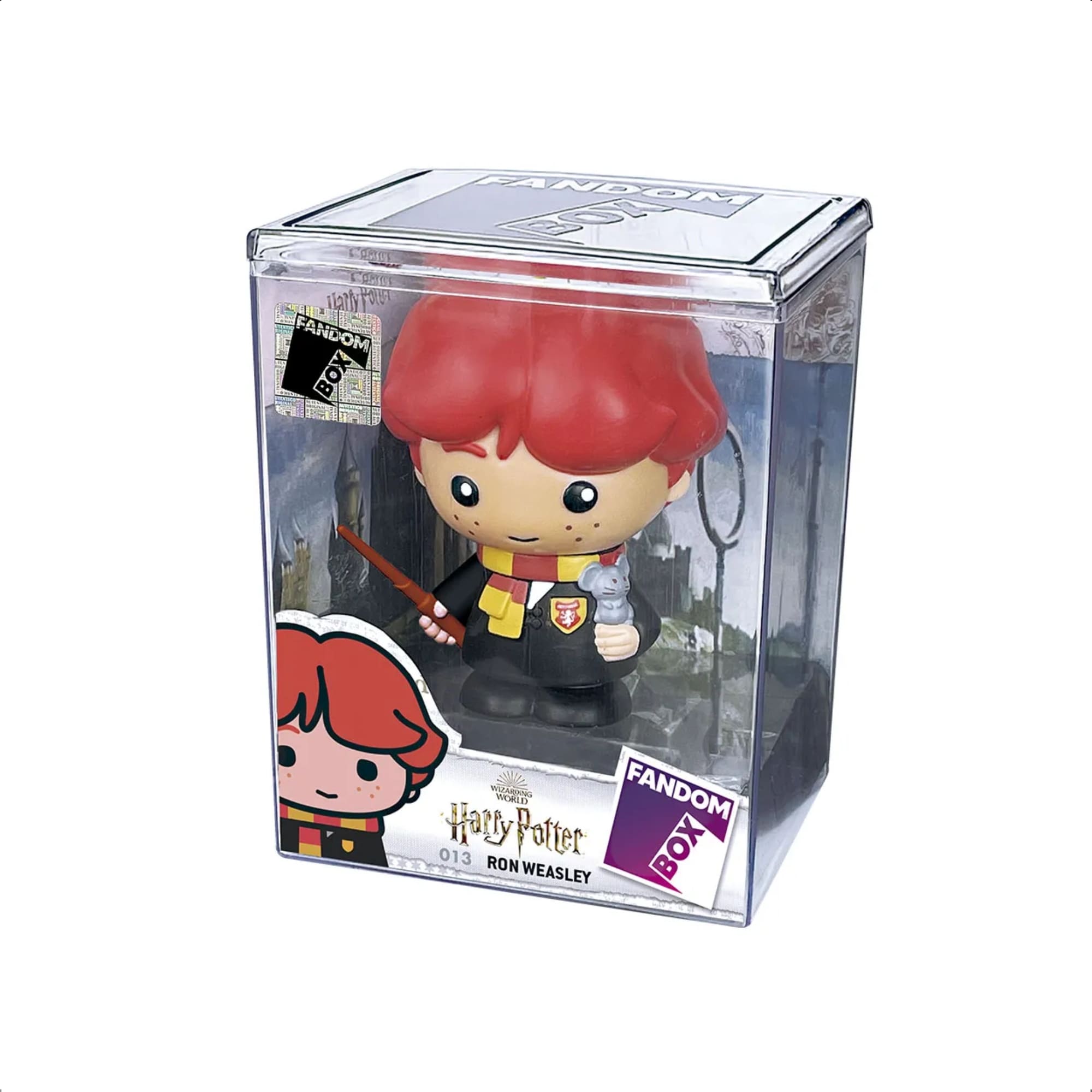 VAR Unidade Fandom Box Harry Potter Miniatura Boneco Colecionável 13cm Material Vinil Atóxico Líder Personagem:Ron Weasl