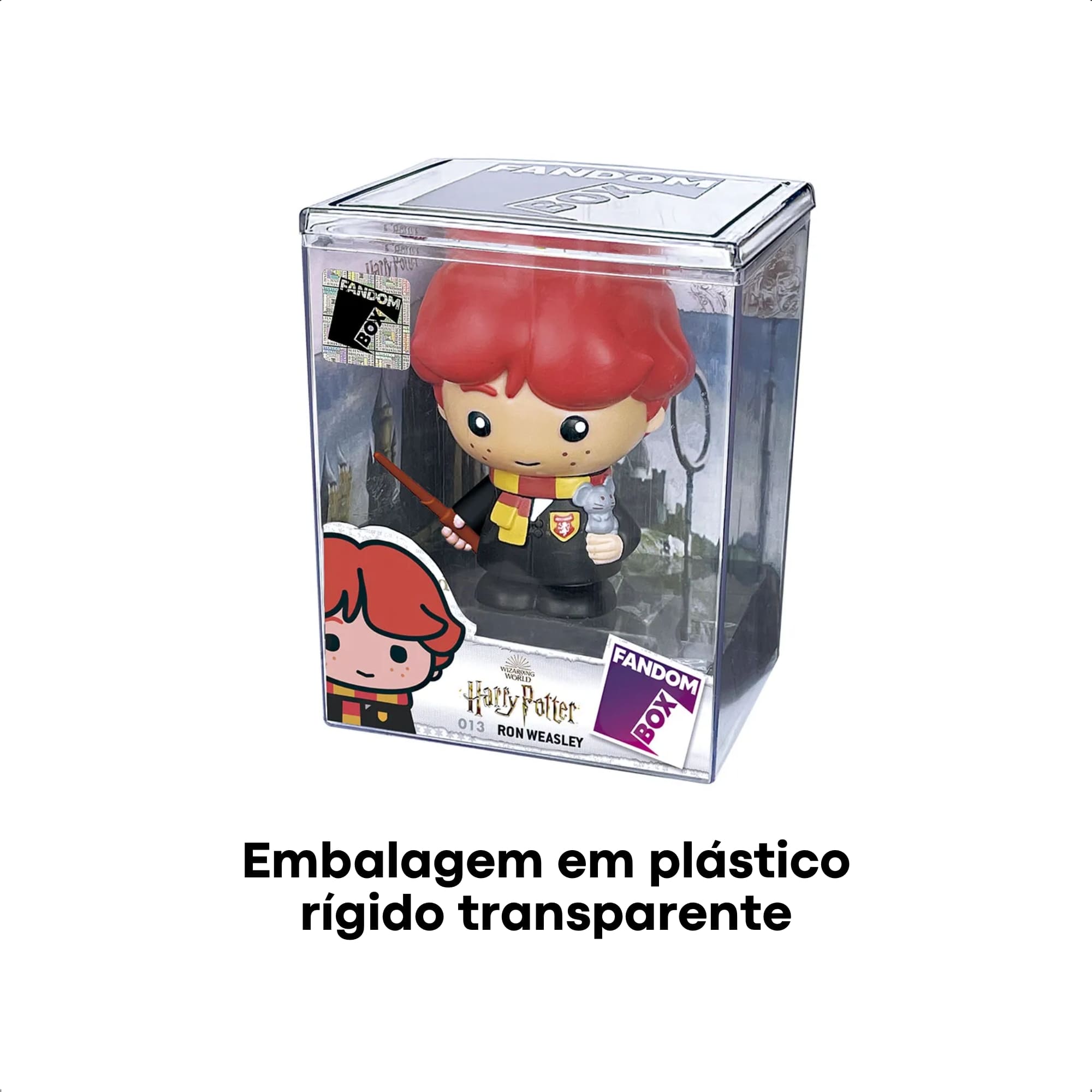 VAR Unidade Fandom Box Harry Potter Miniatura Boneco Colecionável 13cm Material Vinil Atóxico Líder Personagem:Ron Weasl