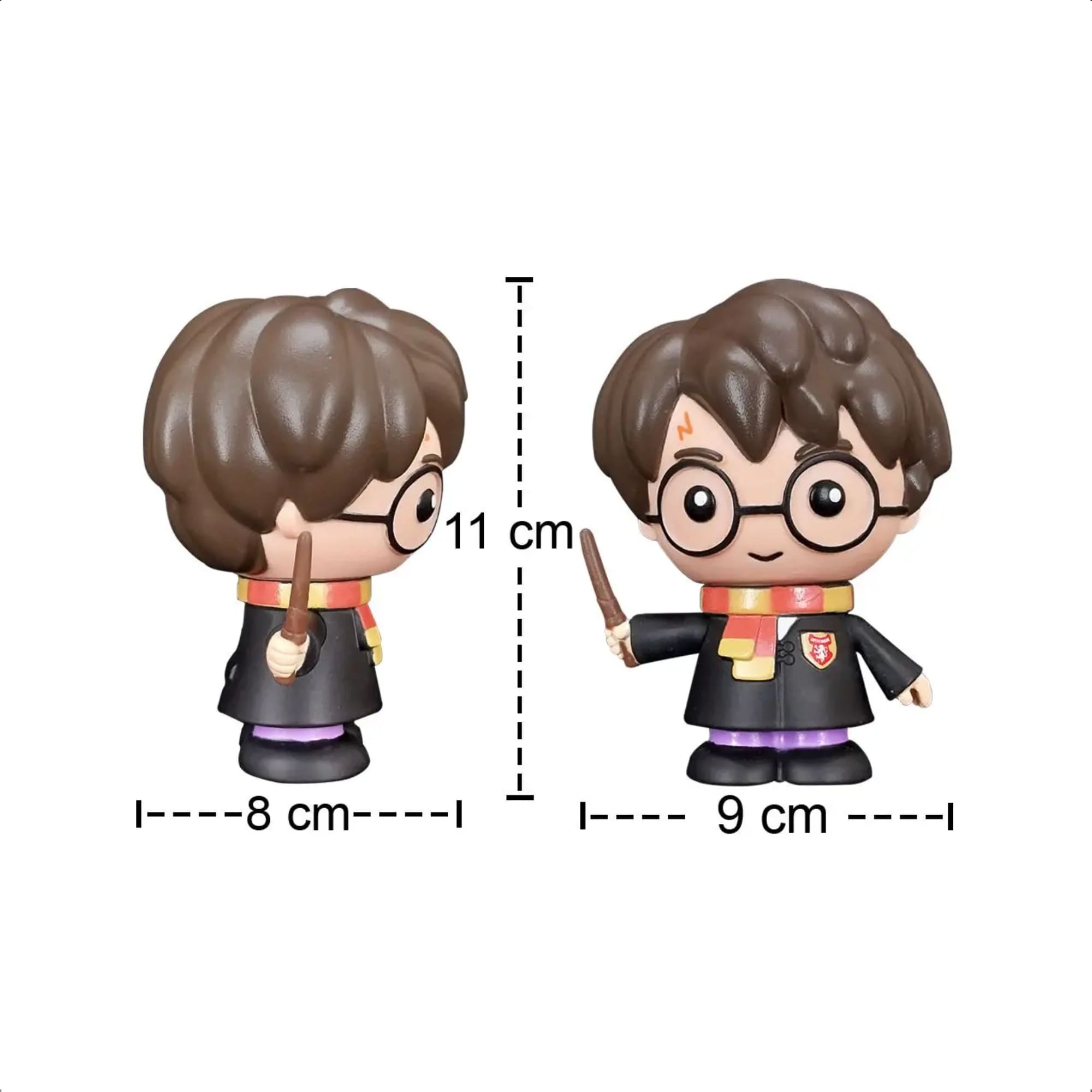 VAR Unidade Fandom Box Harry Potter Miniatura Boneco Colecionável 13cm Material Vinil Atóxico Líder Personagem:Harry Pot