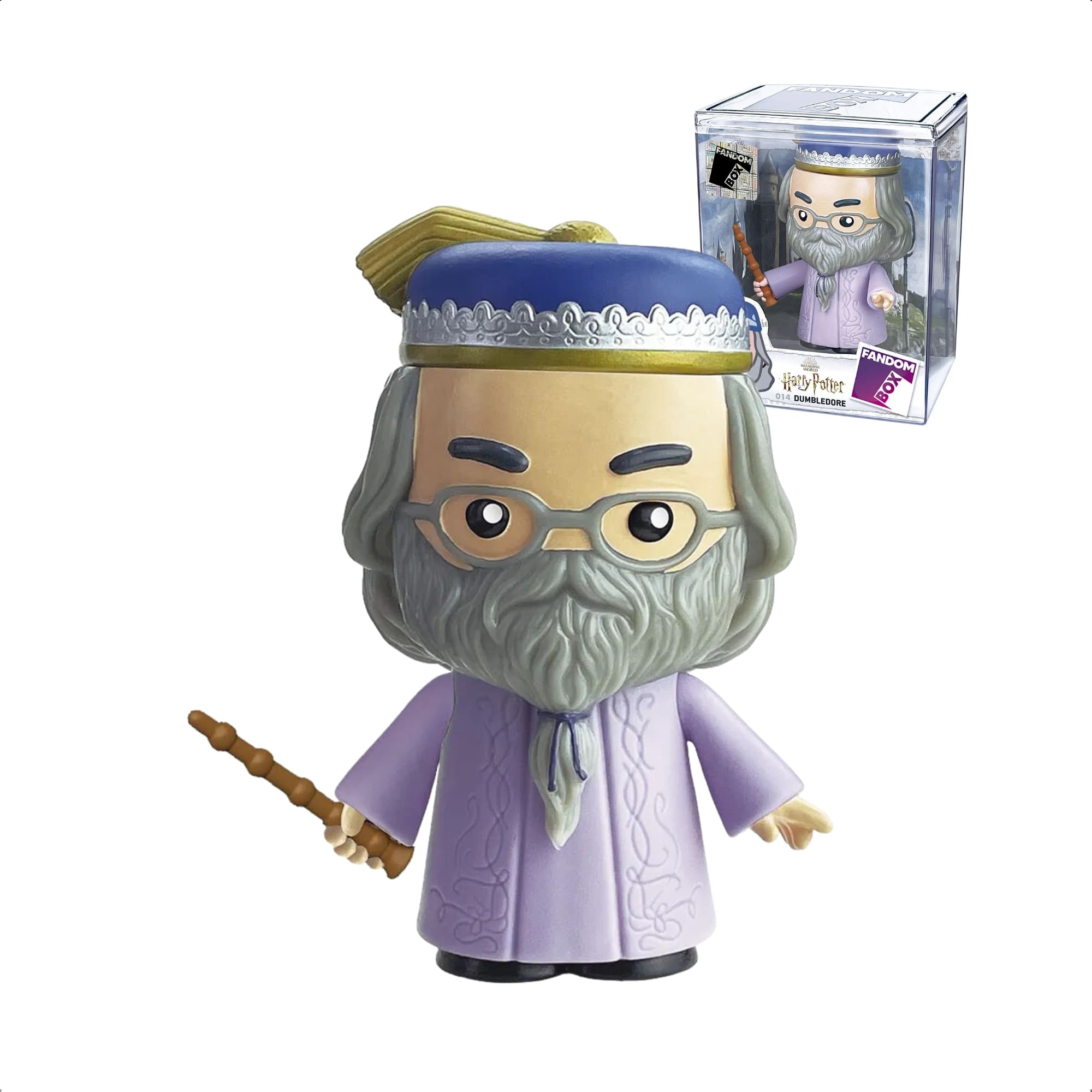 VAR Unidade Fandom Box Harry Potter Miniatura Boneco Colecionável 13cm Material Vinil Atóxico Líder Personagem:Dumbledor