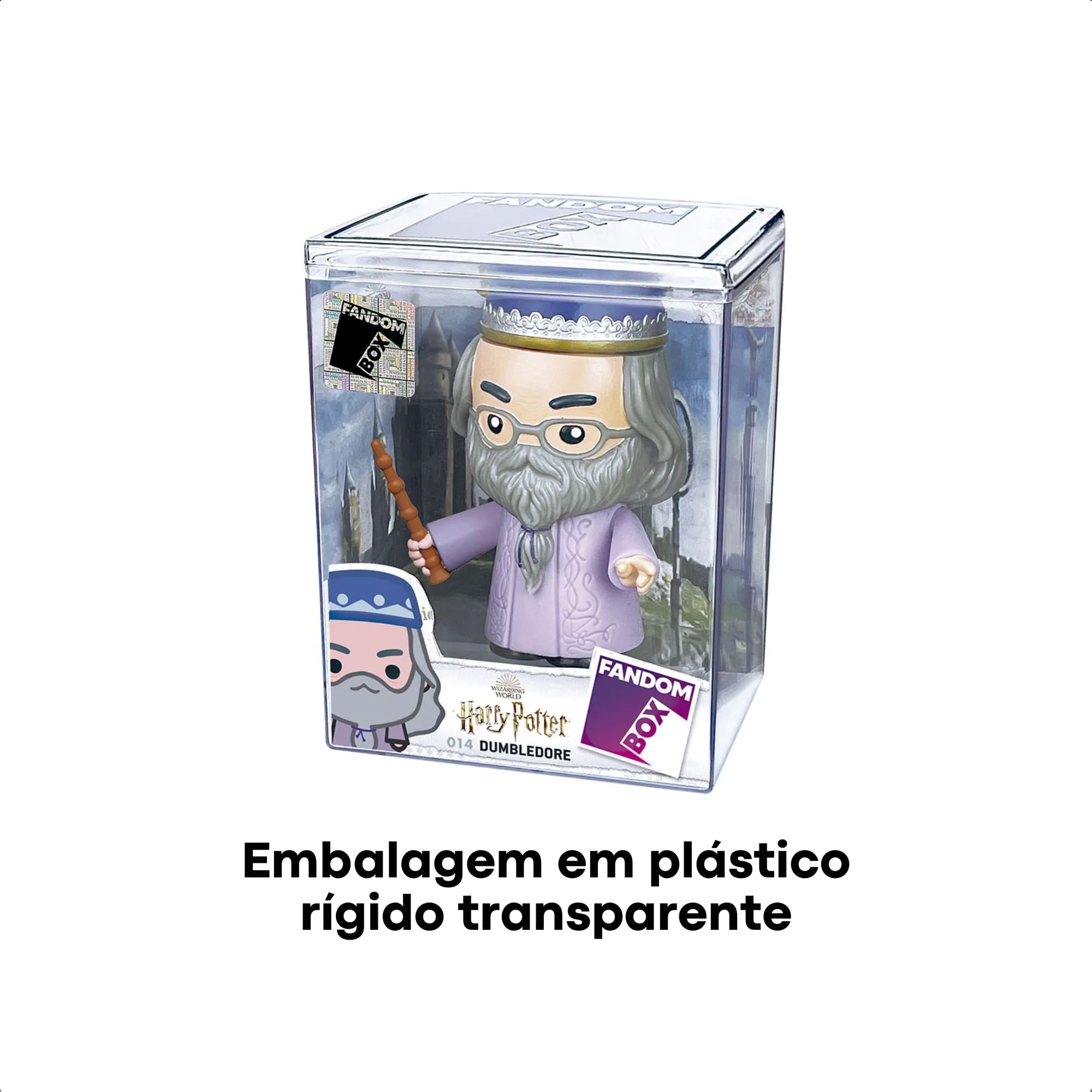 VAR Unidade Fandom Box Harry Potter Miniatura Boneco Colecionável 13cm Material Vinil Atóxico Líder Personagem:Dumbledor