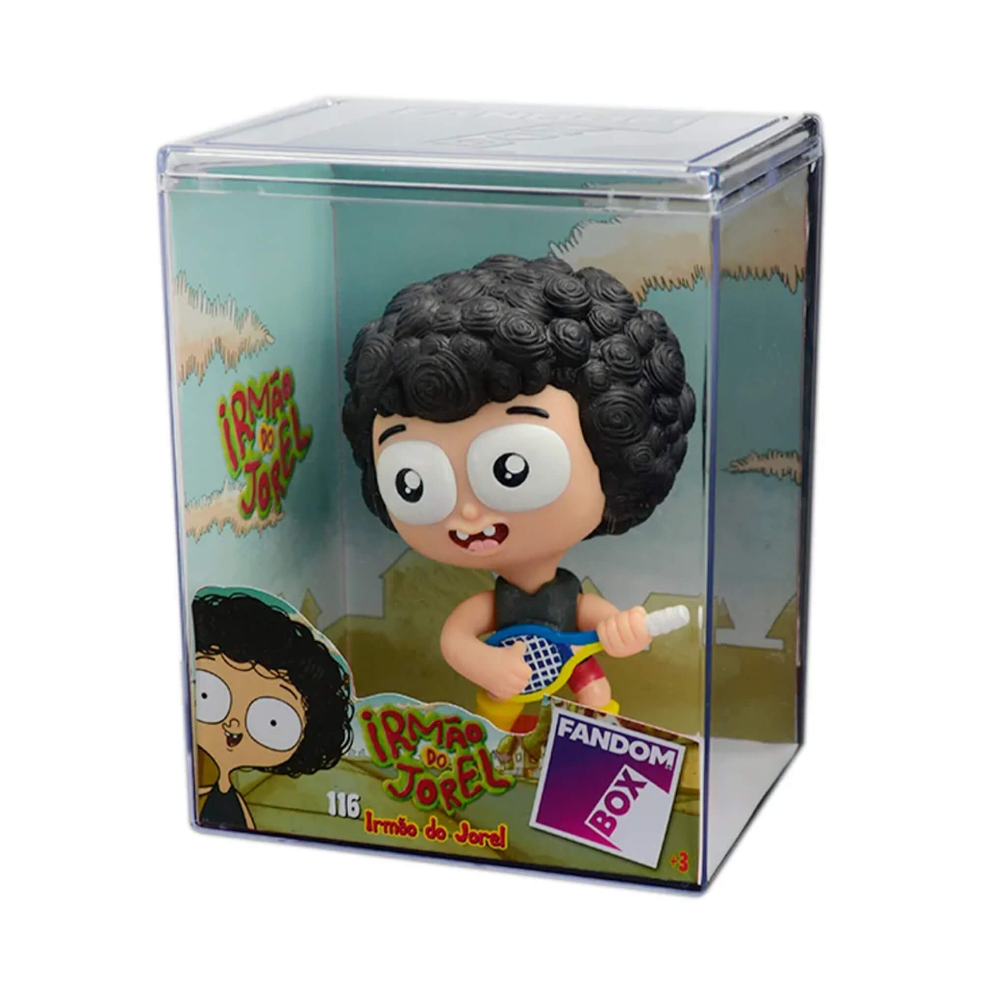 VAR Unidade Fandom Box Irmão do Jorel 16cm Boneco Miniatura Colecionável Vinil Atóxico Lider Personagem:Irmão do Jorel