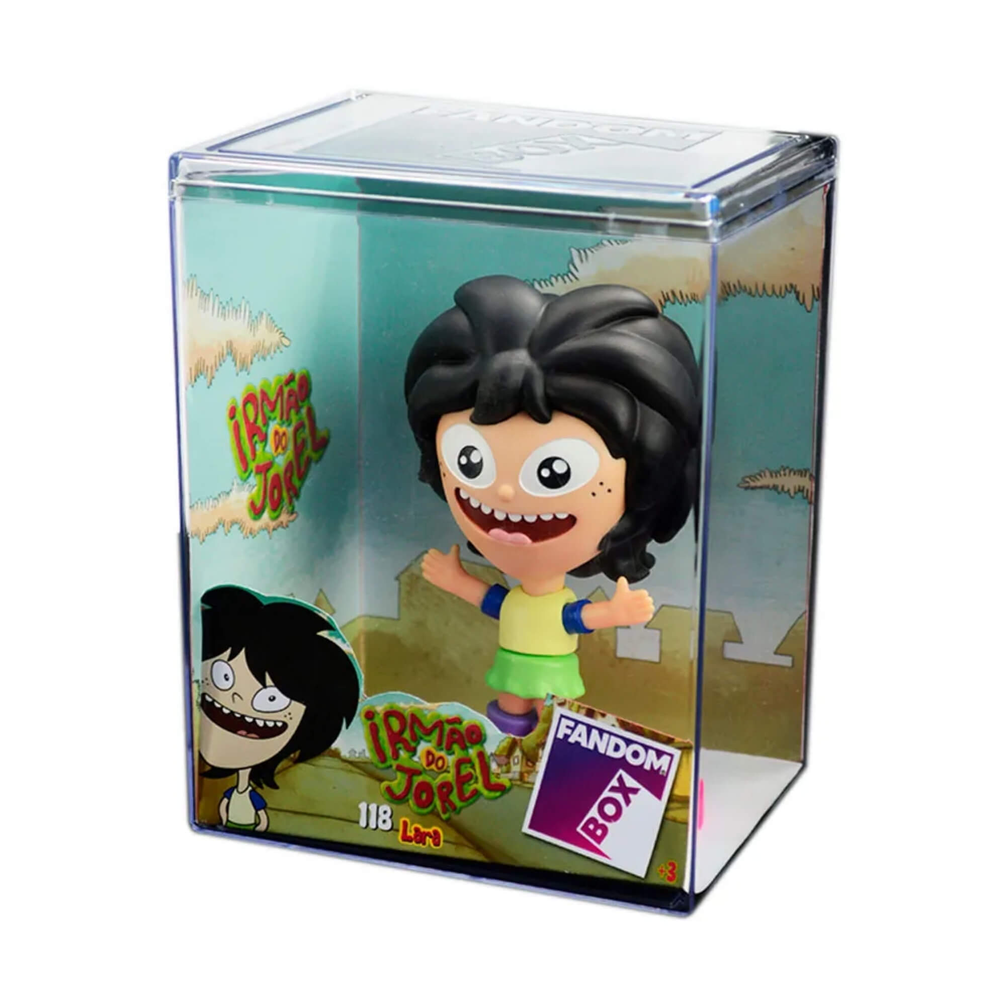 VAR Unidade Fandom Box Irmão do Jorel 16cm Boneco Miniatura Colecionável Vinil Atóxico Lider Personagem:Lara