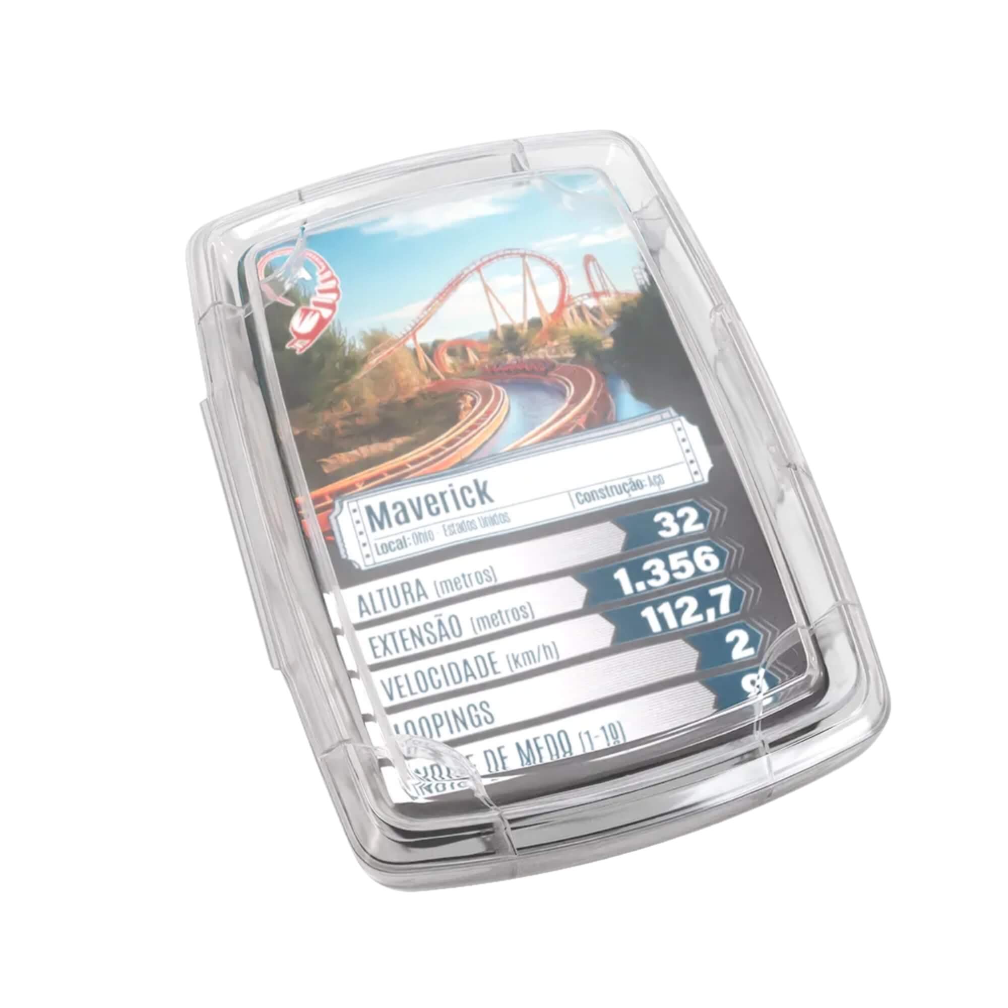 Brinquedo Infantil Jogo de Cartas Super Trunfo Montanhas Russas Grow - 04819