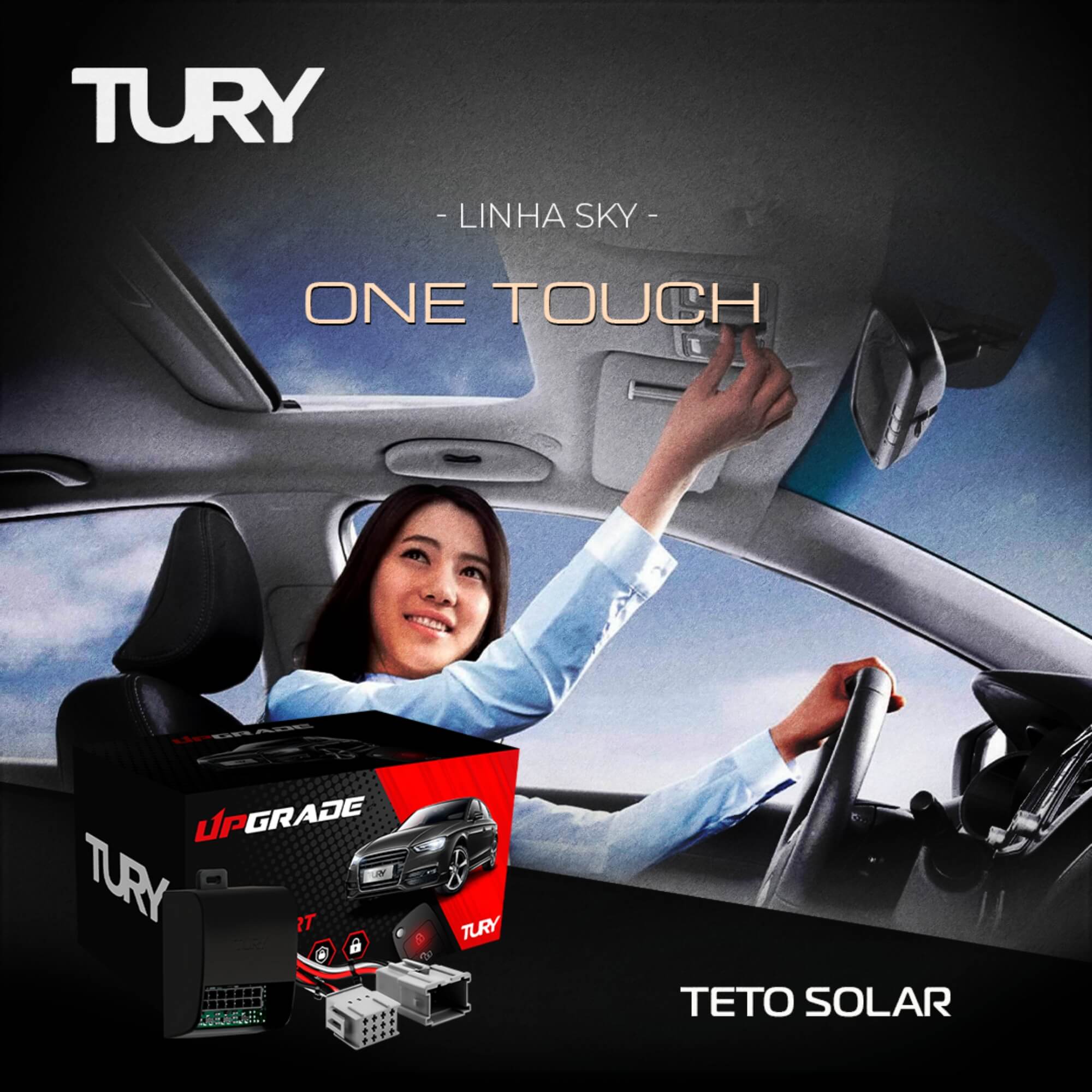 Módulo de Automação Teto Solar Automotivo Jeep Renegade A partir de 2016 Tury - SKY2.0AA