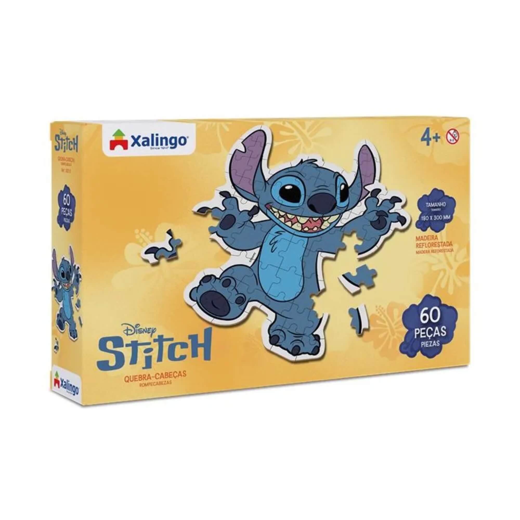 Quebra-Cabeça Infantil Stitch 60 Peças Xalingo - 12210
