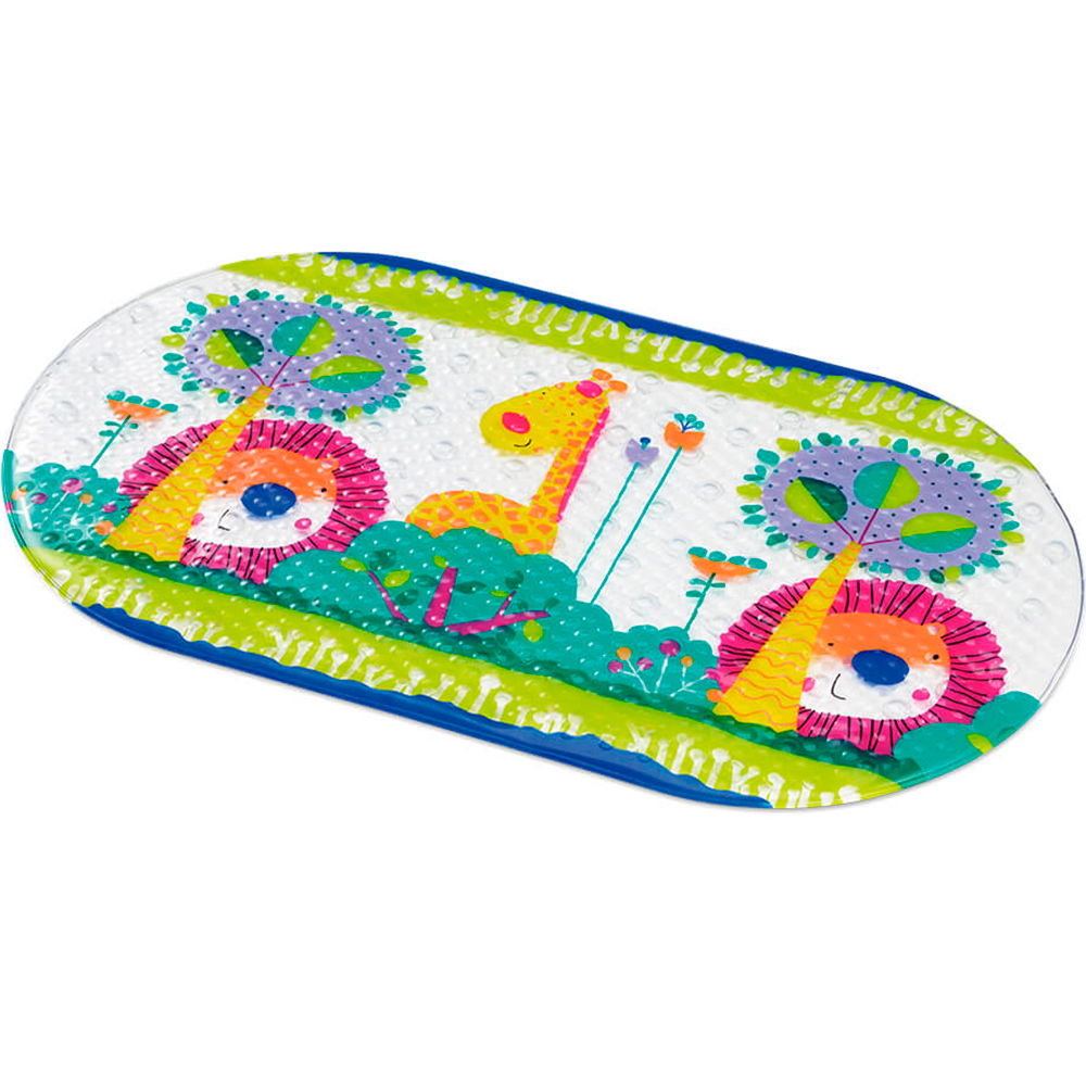 Tapete Para Banheiro Infantil Possui Ventosas Antiderrapantes Material PVC Safe Bath Multikids Baby - BB178