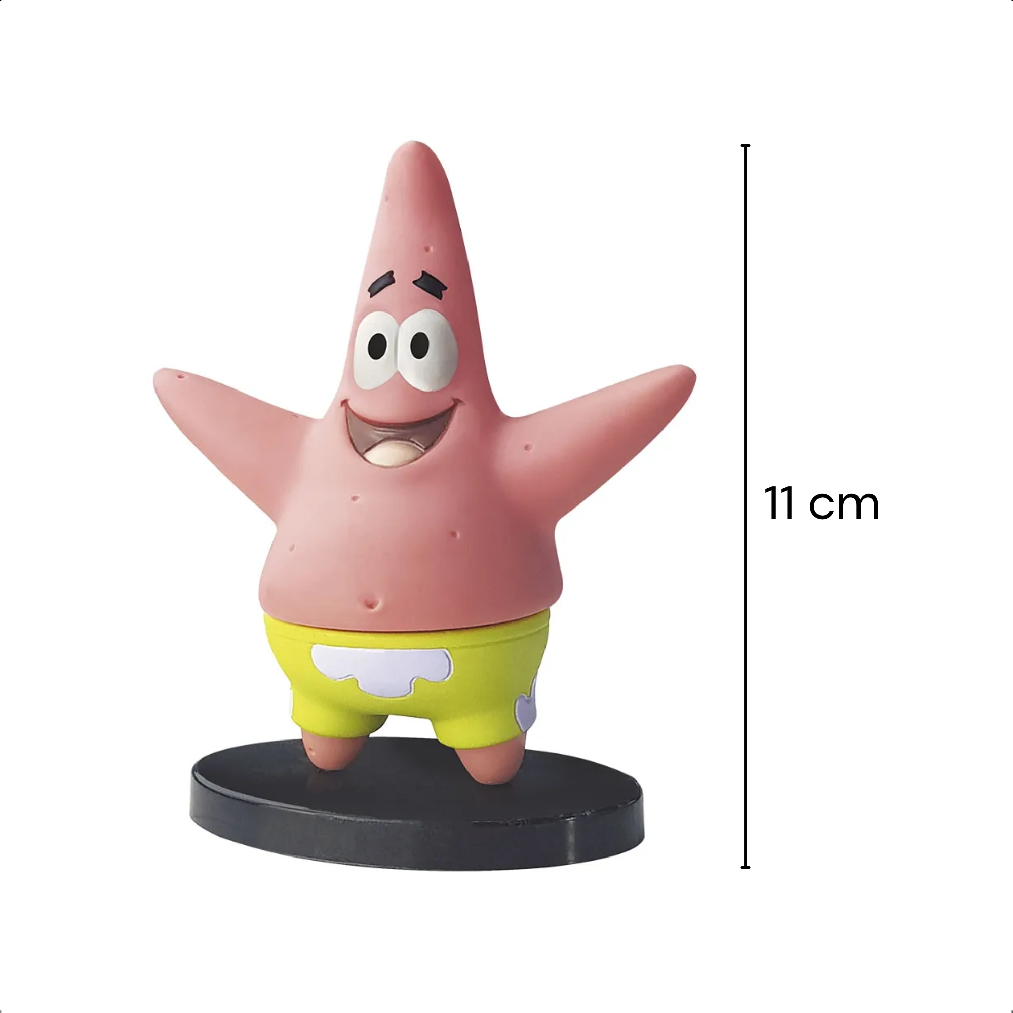 VAR Unidade Fandom Box Turma do Bob Esponja Boneco 11cm Miniatura Colecionável Material Vinil Líder Personagem:Patrick E