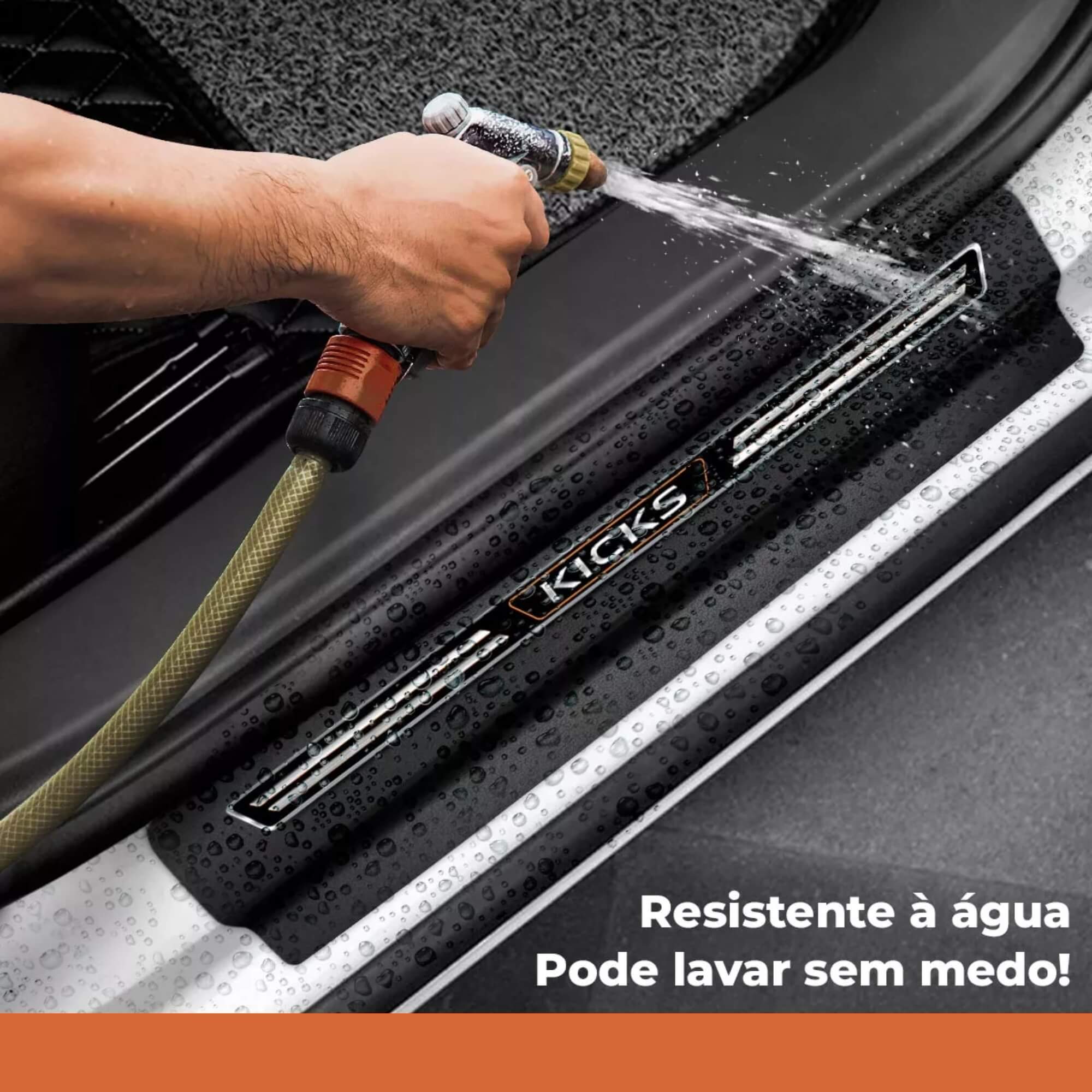 Soleira Adesiva Premium Proteção de Porta Elegance Kicks 16/23 4 Portas Veikko - NA01260035