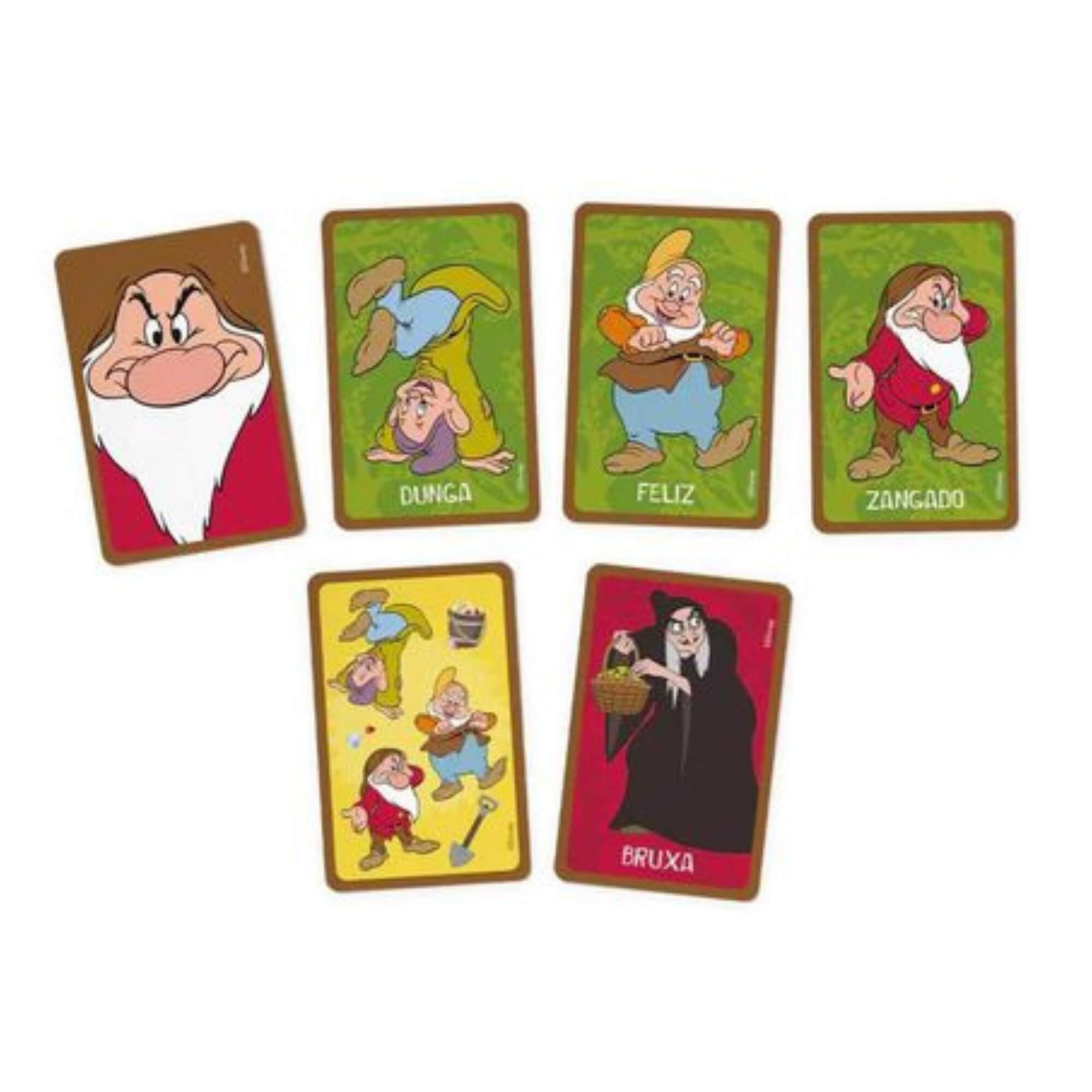 Jogo Eu Vi! Sete Anões 55 Cartas Copag - 36002