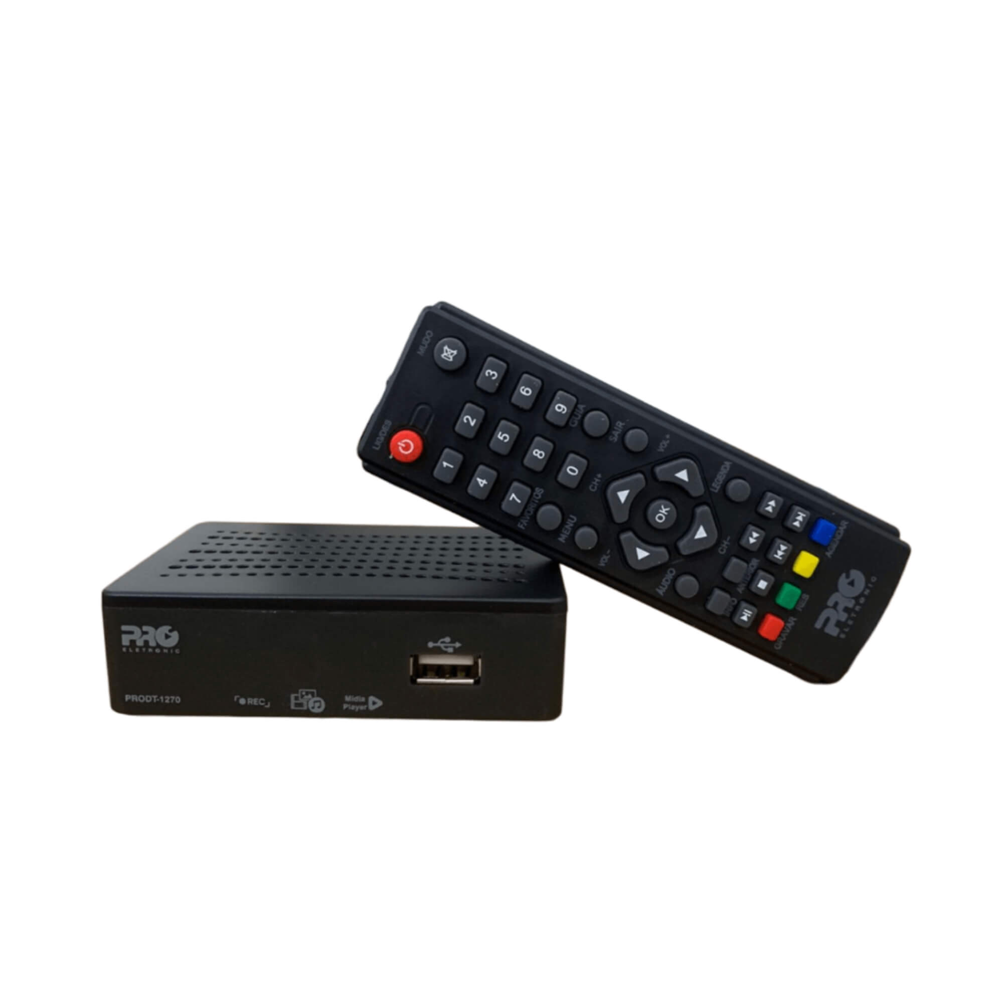 Mini Conversor Digital ISDB-T Full HD New Design Pro Eletronic - PRODT-1270