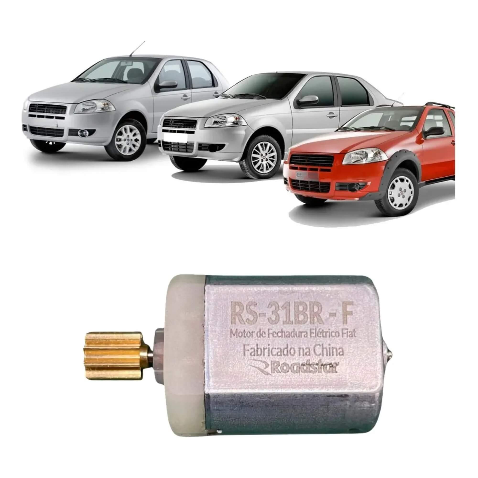 Motor de Fechadura Trava Elétrica Fiat Palio/Siena/Strada Roadstar - RS31BR F MI