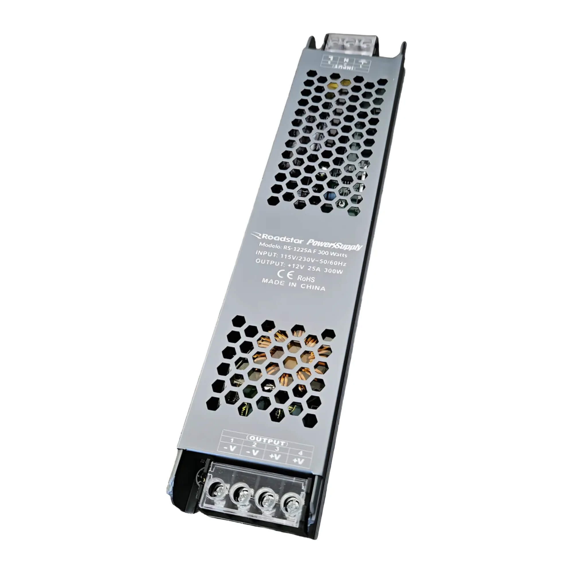 Fonte Chaveada Slim Automática 12V 25A 300W Roadstar - RS1225A F 300 W MI