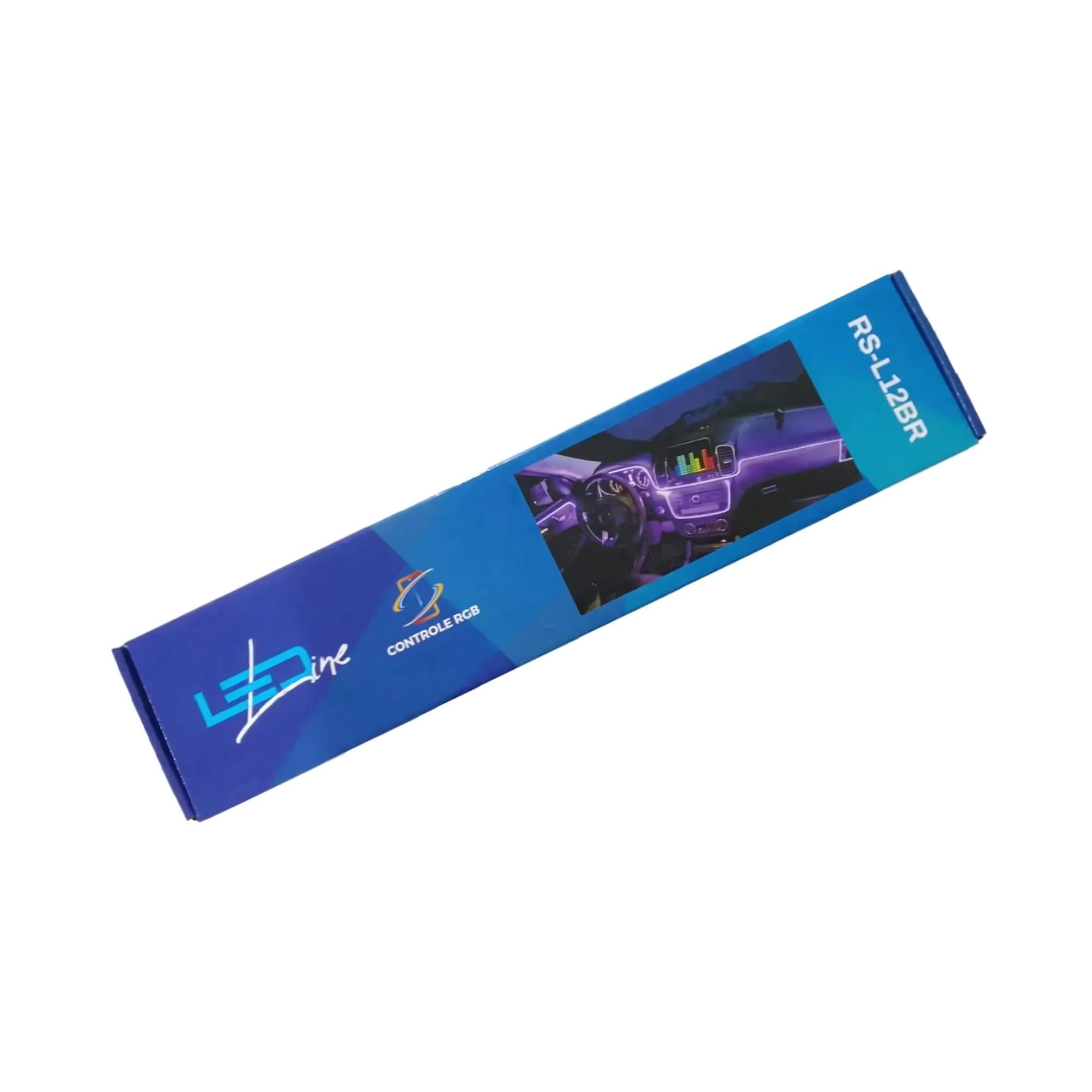 Kit Fita de Led para Painel de Carro Veicular RGB Controle Remoto Roadstar - RSL12BR LED LINE MI