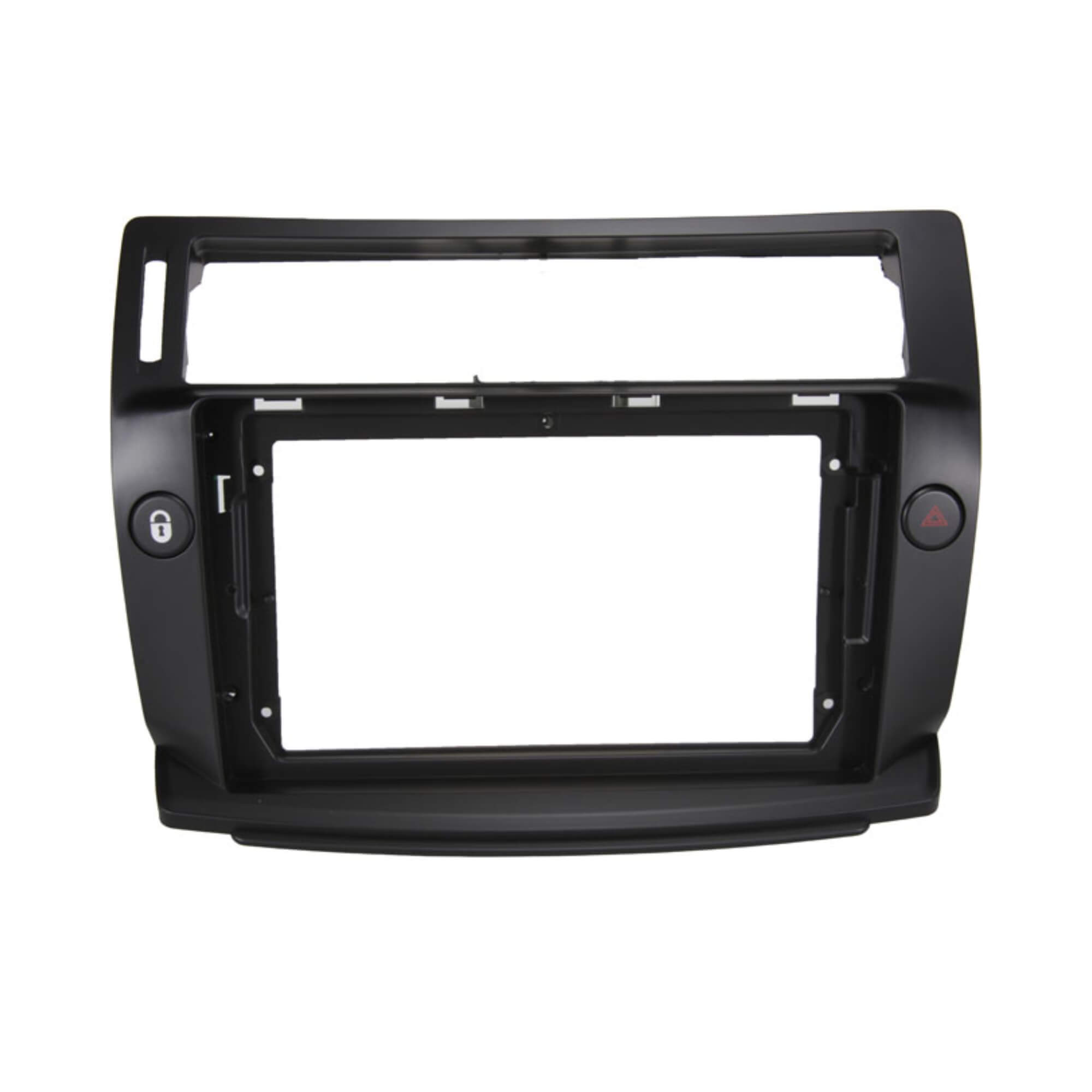 Moldura Citroen C4 Pallas 04/09 9" Pol cor Preta Padrão Chinês Expex - EPX9CI003