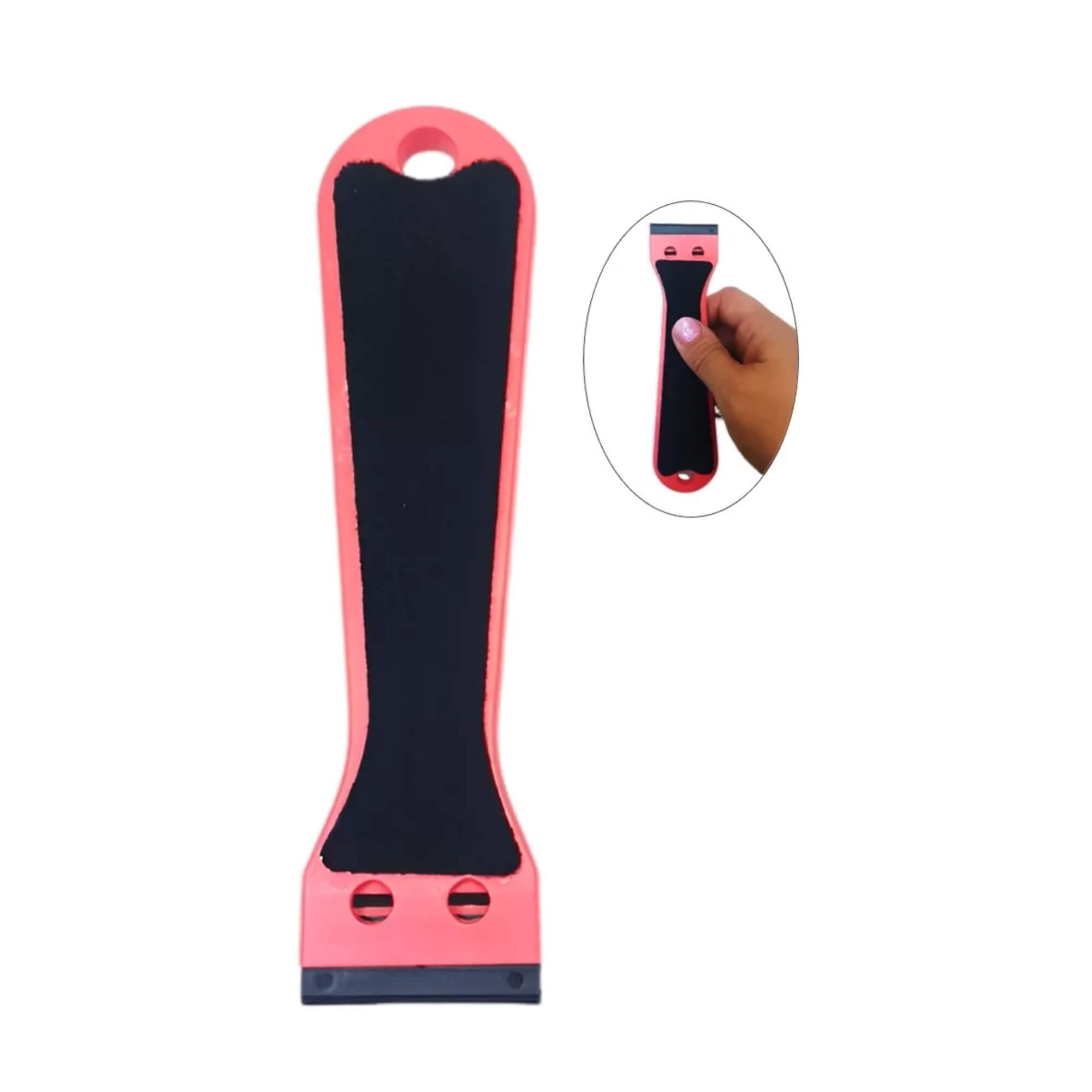Raspador Ratinho Plástico p/ Limpeza de Vidro, Insulfilm e Envelopamento Expex EXFER-051