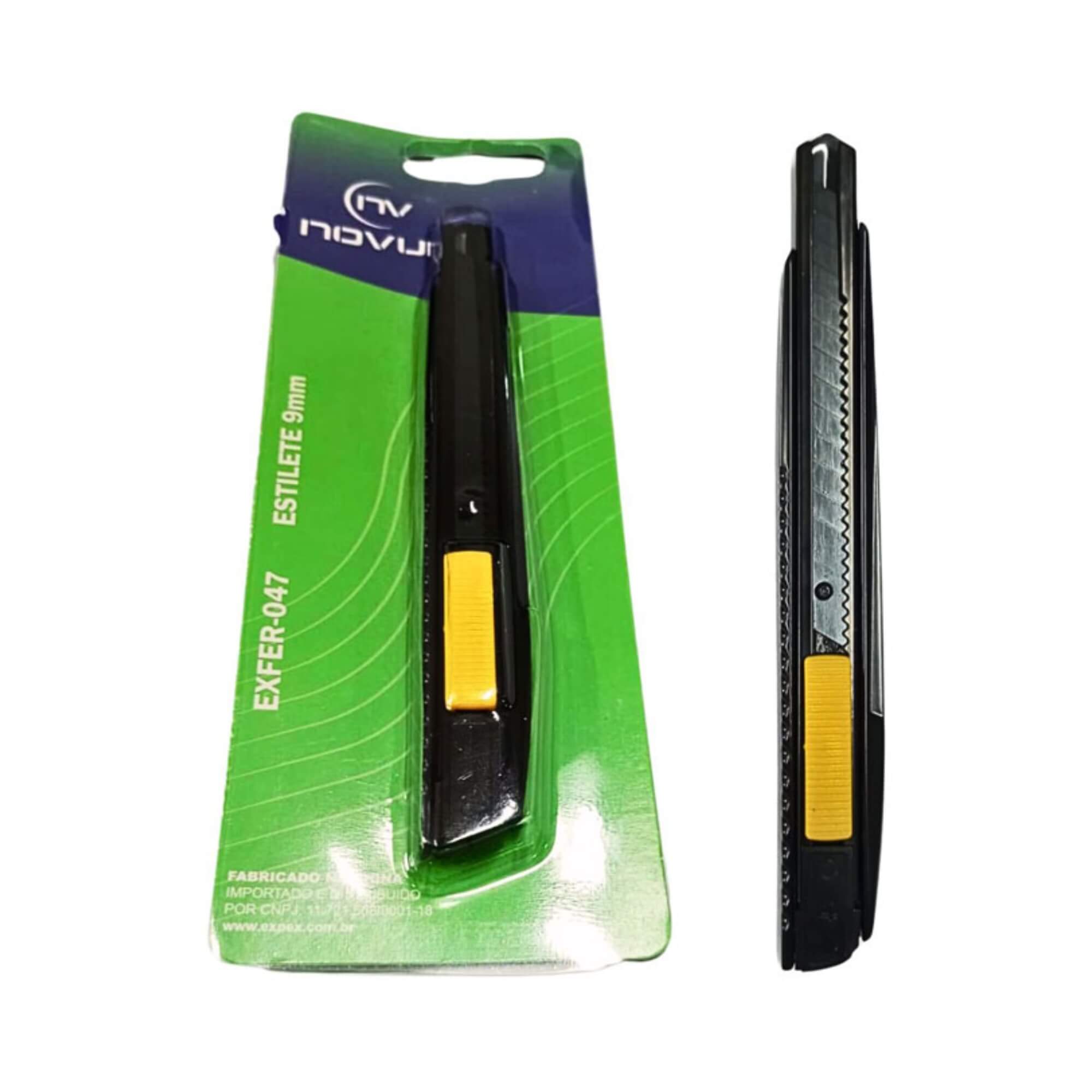 Estilete de Plástico Novum 9mm para Acabamento e Manuseio de Insulfilm Expex - EXFER-047