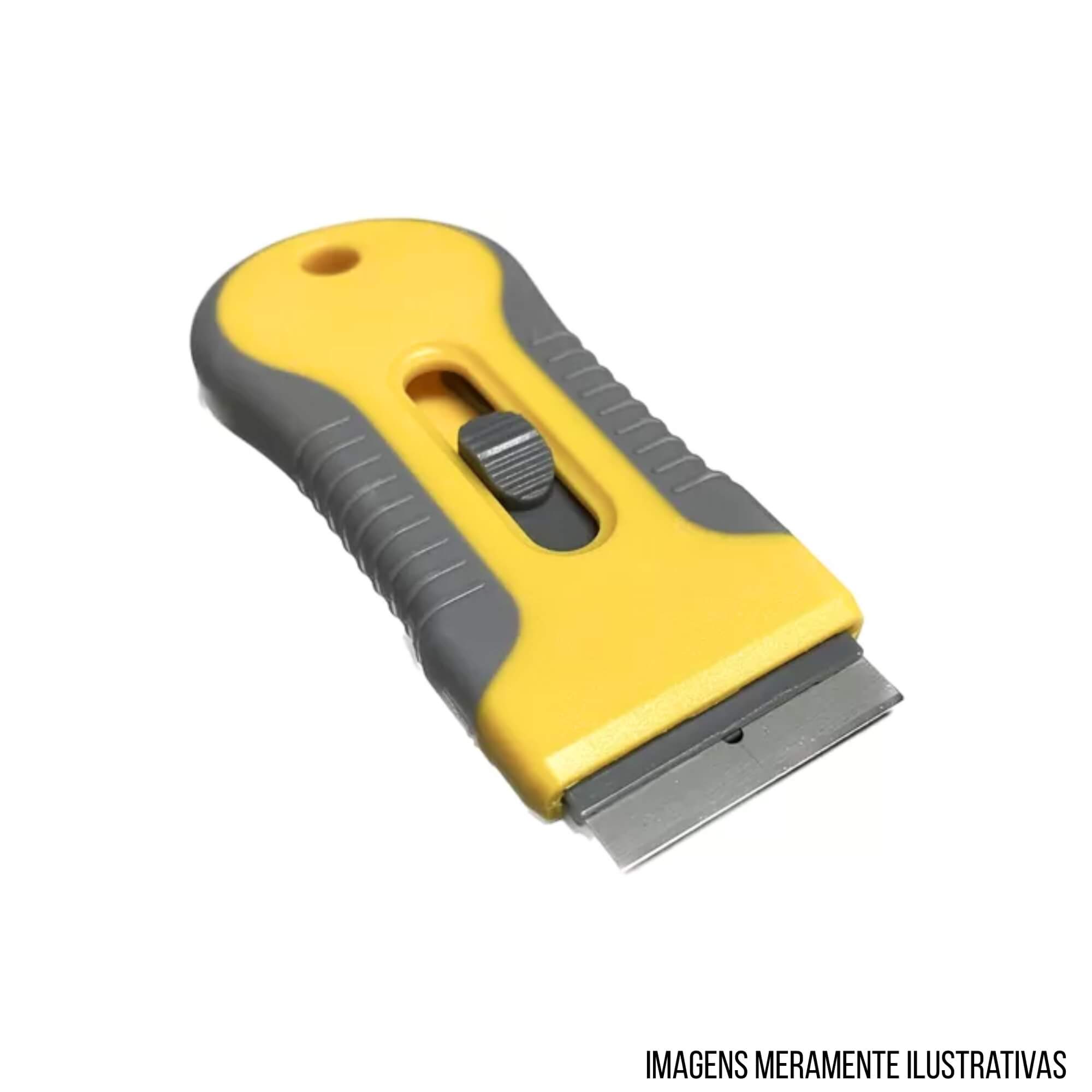 Raspador Novum c/ Lâmina Envelopamento Adesivo Película Vidros Expex - EXFER-048