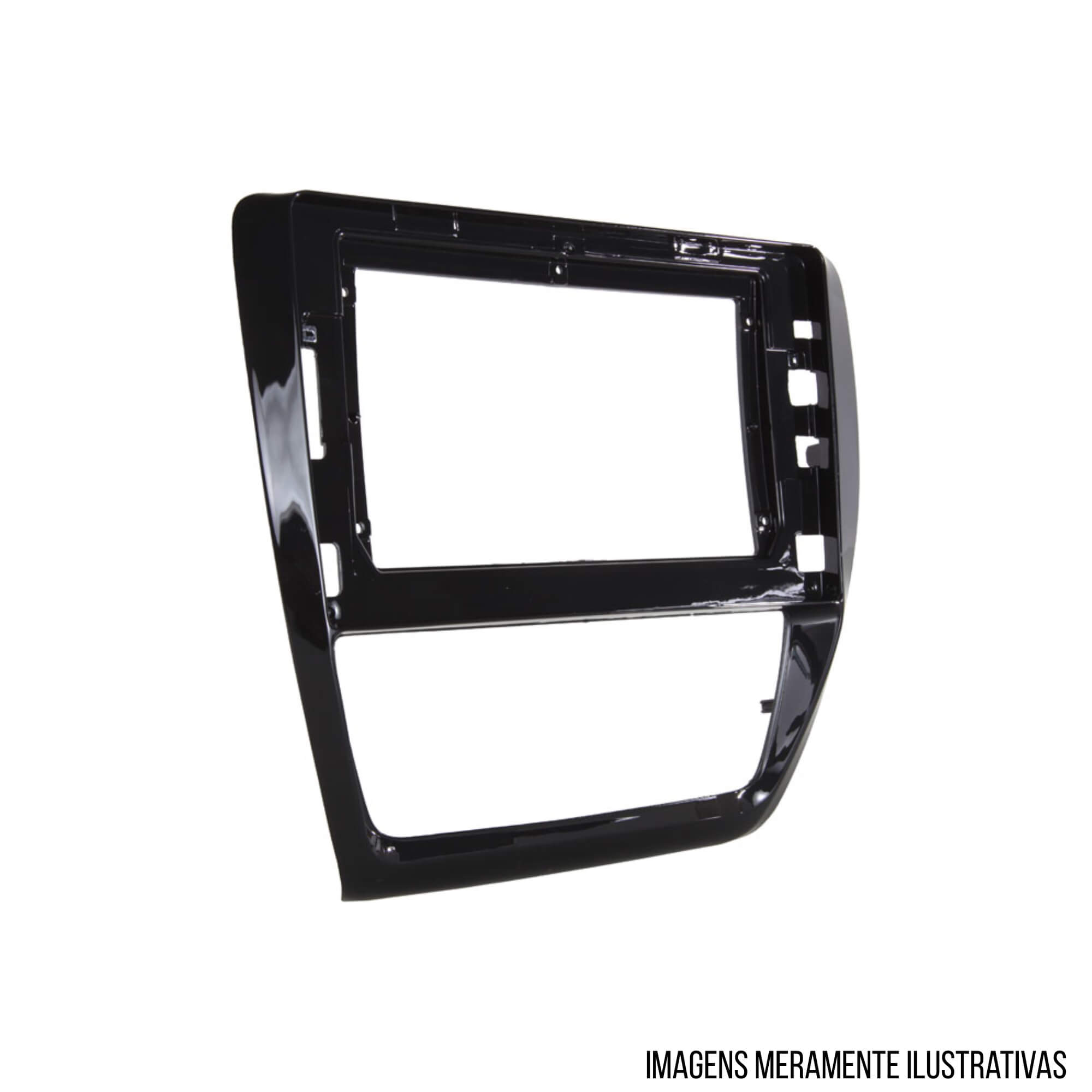 Moldura 10" Black Piano Painel Automotivo VW Jetta 2012 a 2017 Expex - EPX10VW005