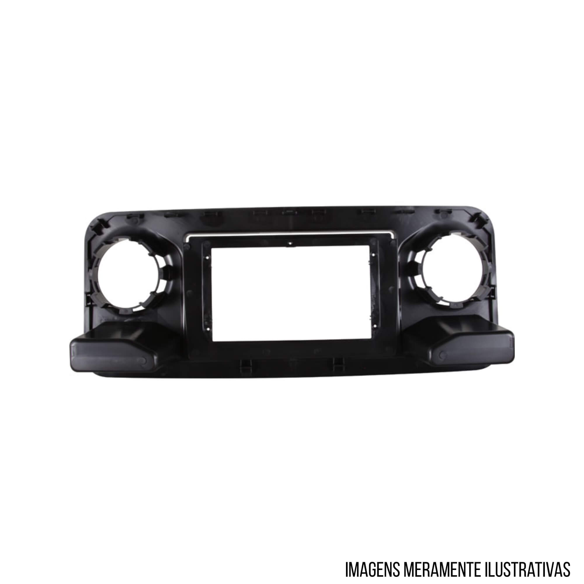 Moldura 10" Cor Preto Painel Automotivo Mercedez Sprinter 2018/2023 Expex - EPX10MB001