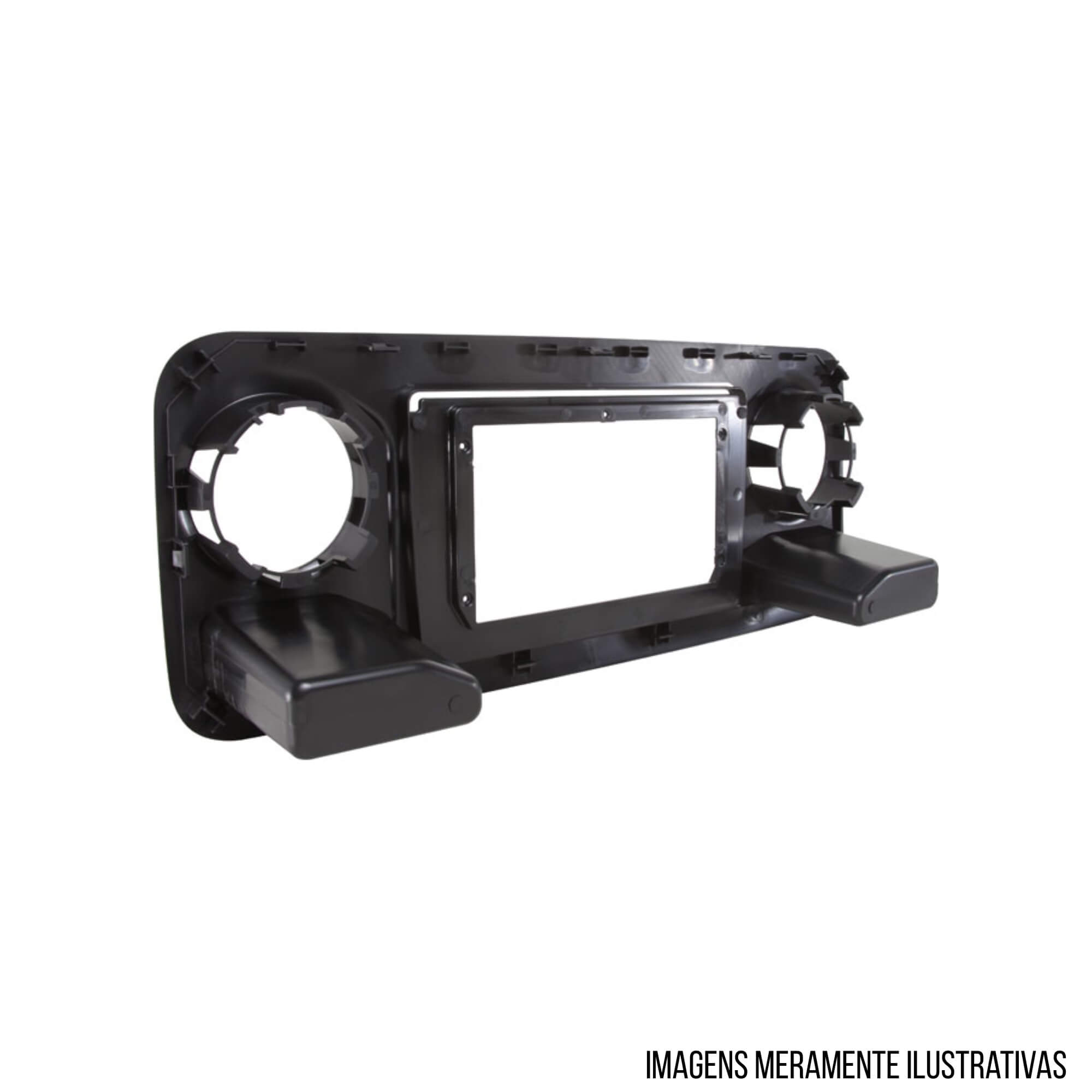 Moldura 10" Cor Preto Painel Automotivo Mercedez Sprinter 2018/2023 Expex - EPX10MB001