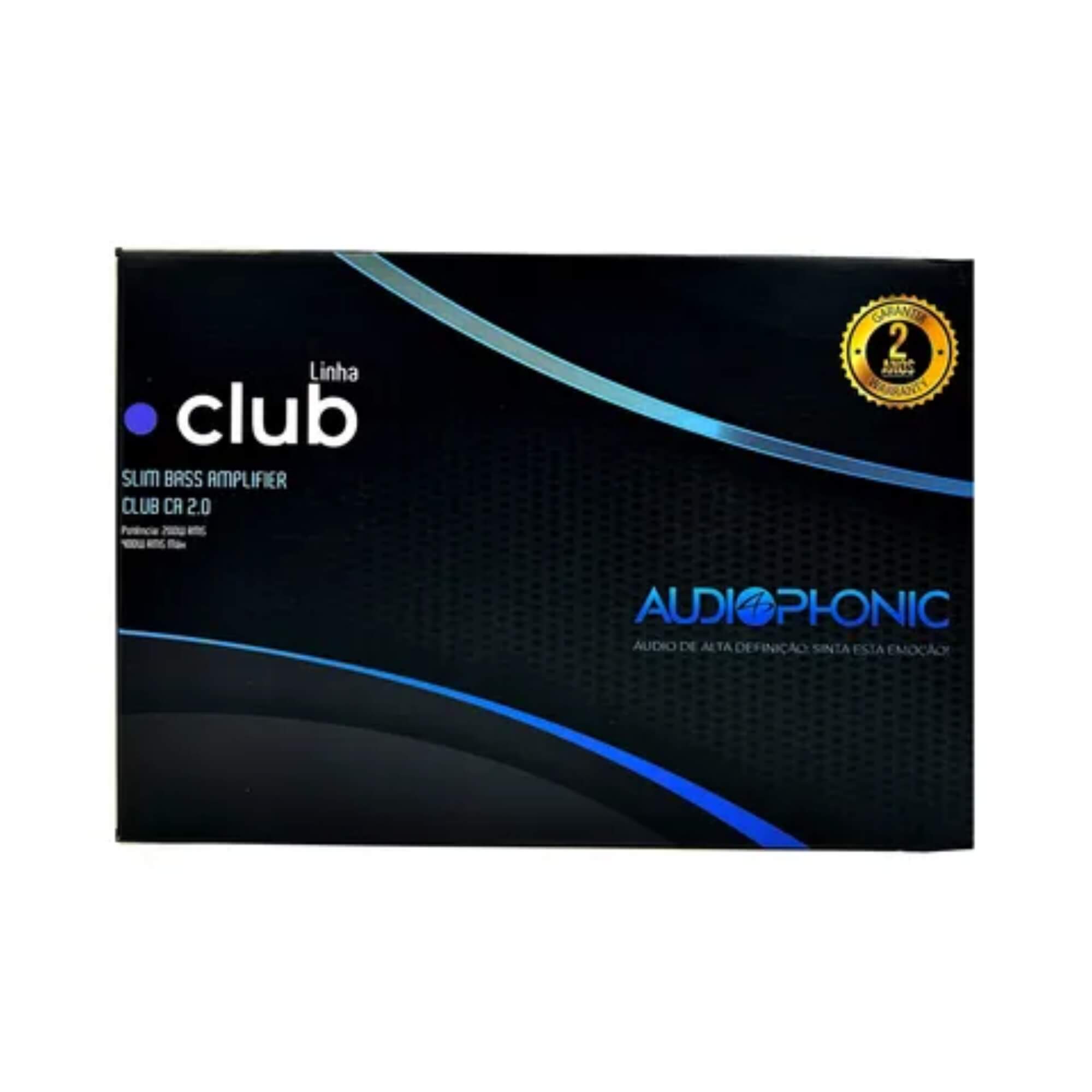 Caixa Amplificada Slim Club 2.0 Subwoofer 200W RMS Audiophonic - 012753
