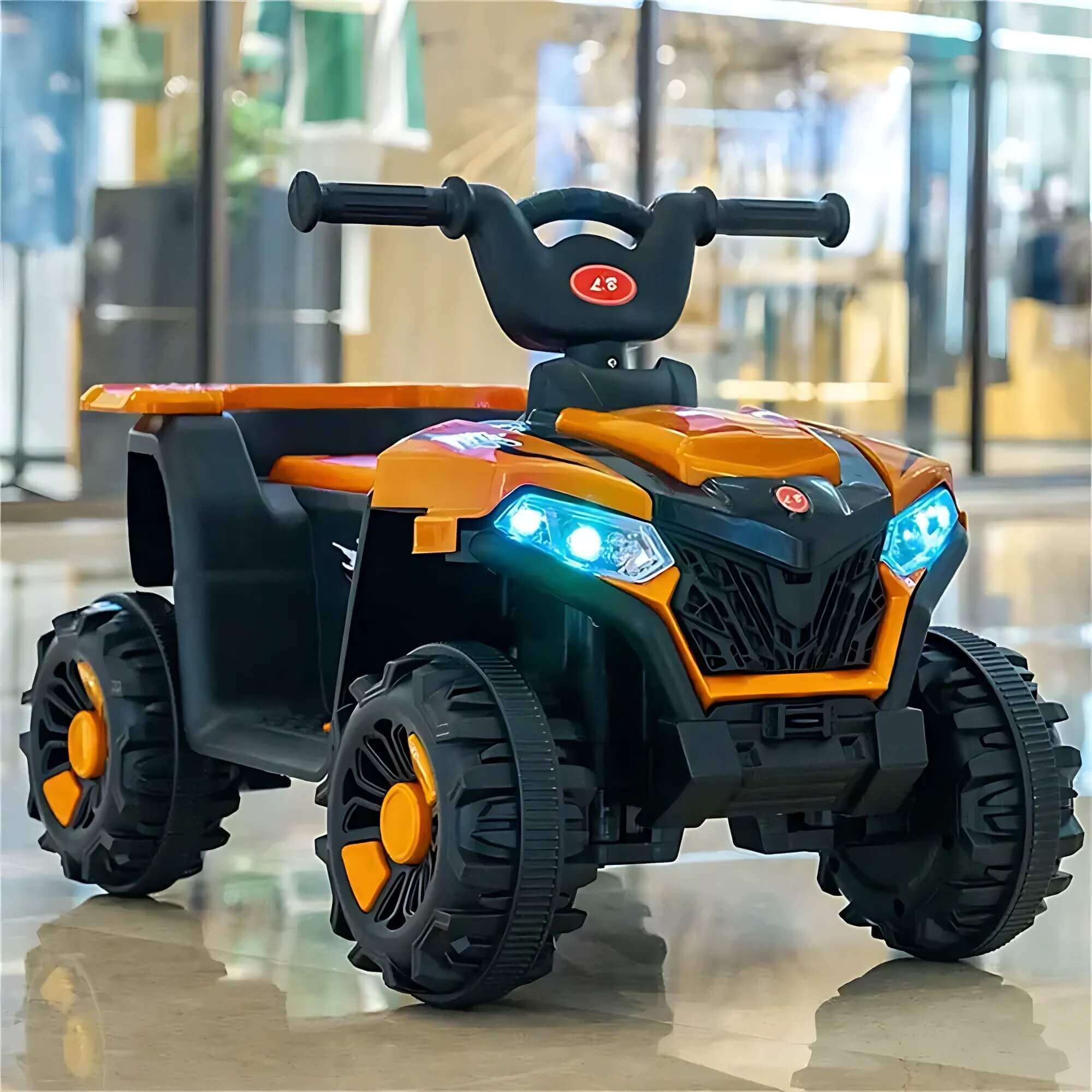 Mini Quadriciclo Elétrico Infantil 6V Laranja Zippy Toys - 9975