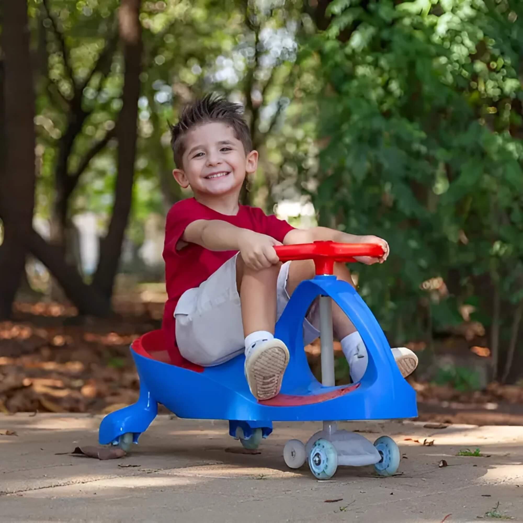 Carrinho Infantil Gira Gira com Direção Anatômica na cor Azul Zippy Toys - 7313