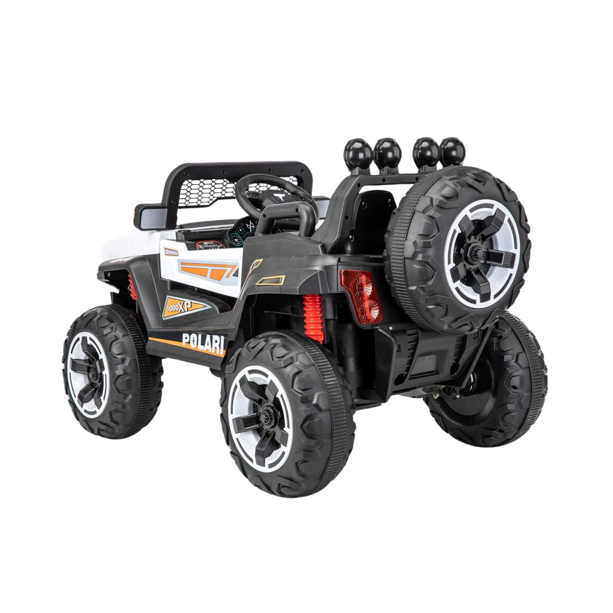 Carrinho Elétrico Quadriciclo Branco UTV 4X2 12V com Controle Remoto Zippy Toys - 9978