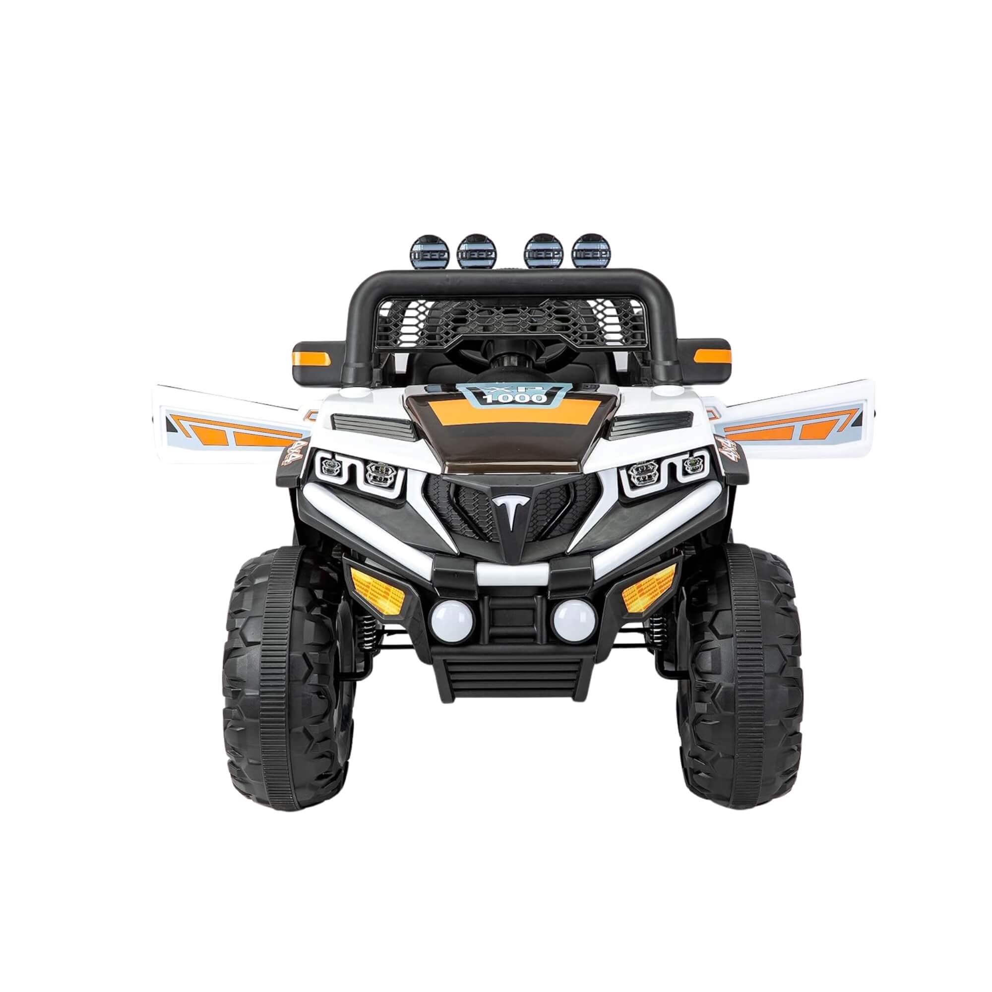 Carrinho Elétrico Quadriciclo Branco UTV 4X2 12V com Controle Remoto Zippy Toys - 9978