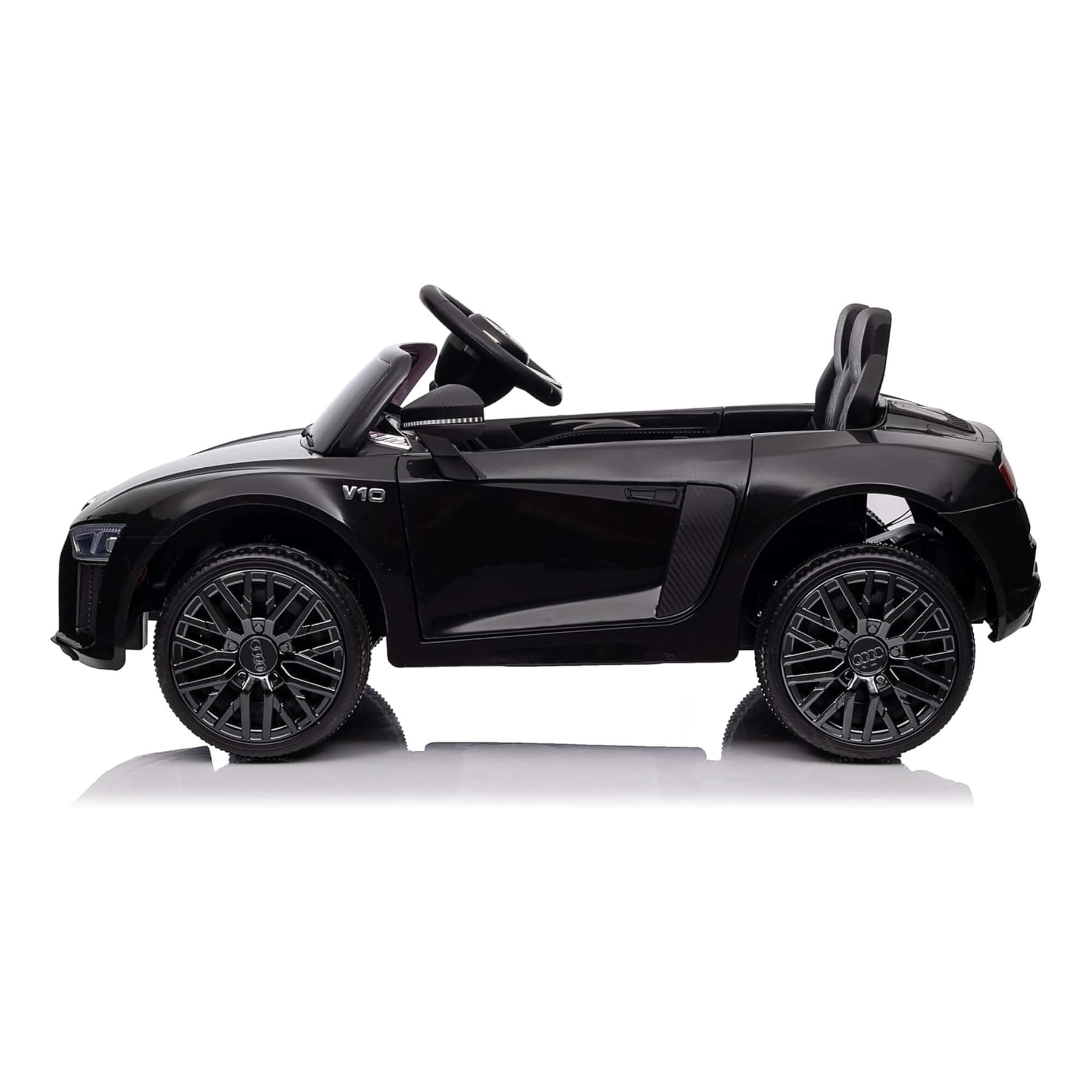 Carrinho Elétrico Infantil Audi R8 12V com Controle Remoto na cor Preta Zippy Toys - 9984