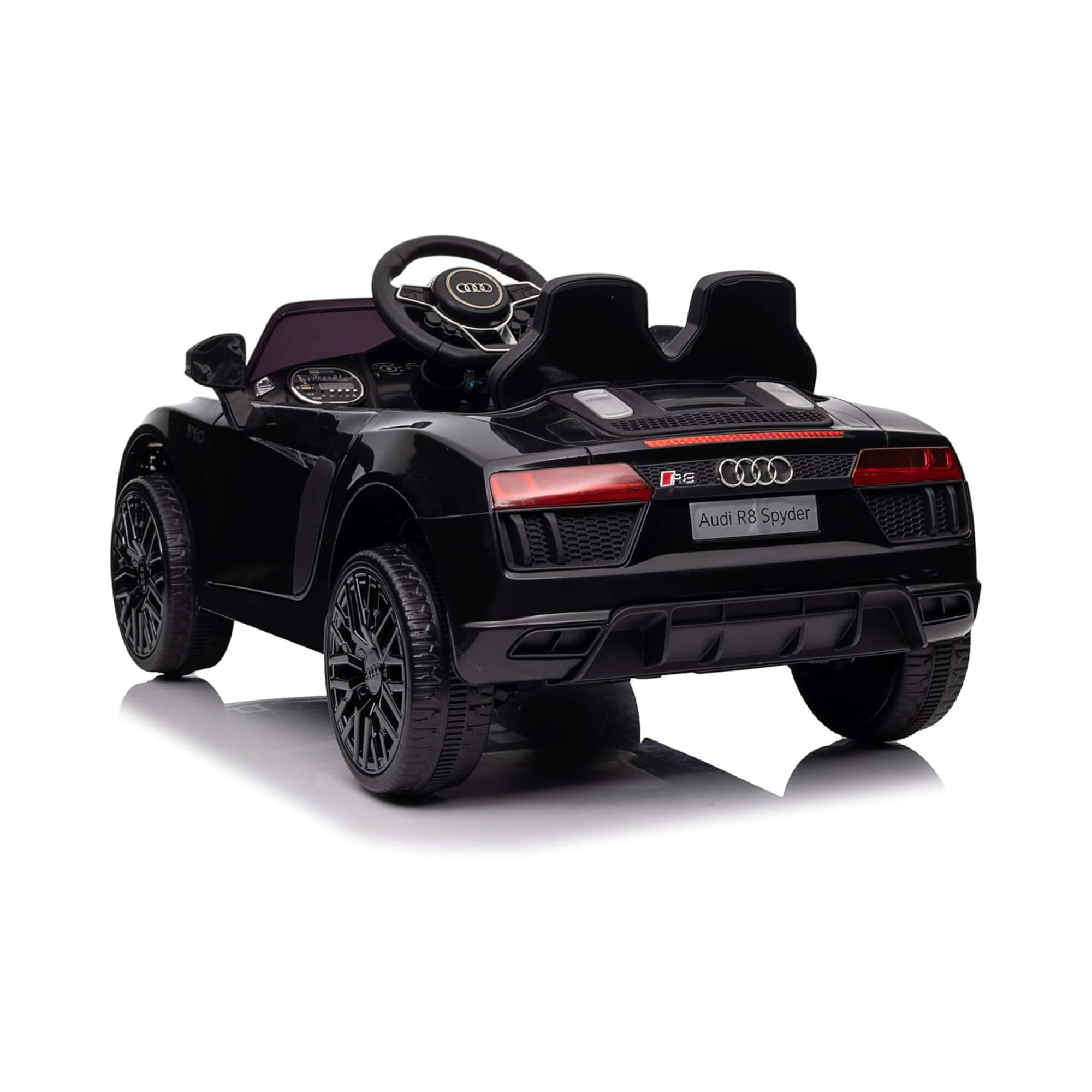 Carrinho Elétrico Infantil Audi R8 12V com Controle Remoto na cor Preta Zippy Toys - 9984