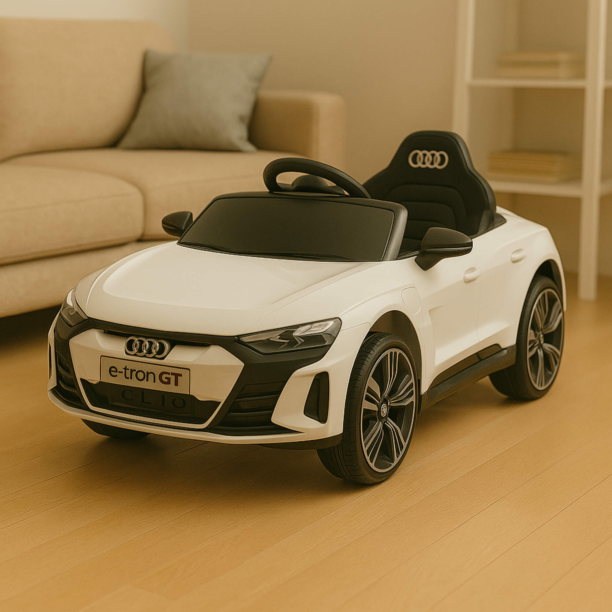 Carrinho Elétrico Infantil Audi RS E-Tron Bateria Recarregável e Controle Remoto Zippy Toys - 9973