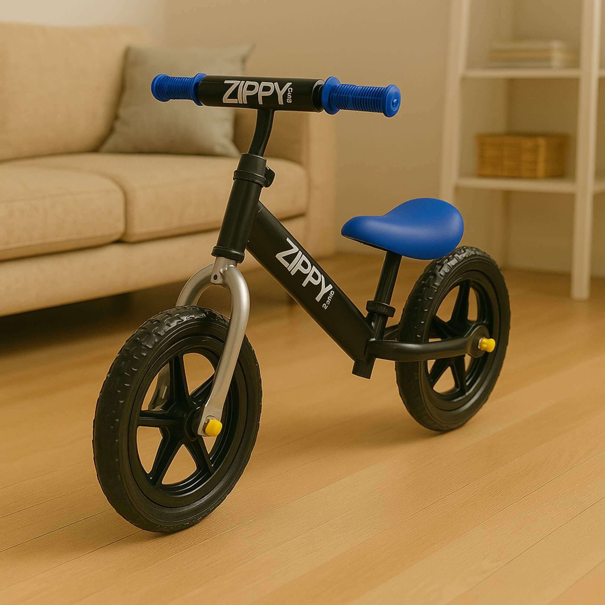 Bicicleta Infantil de Equilíbrio na Cor Azul Aro 12 Zippy Toys - 7635