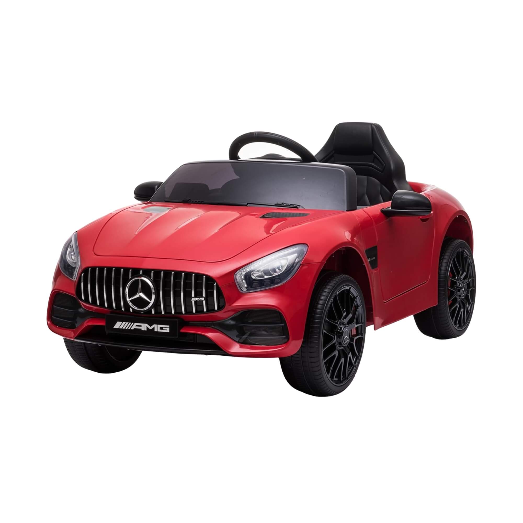 Carrinho Elétrico Infantil Mercedes Benz Vermelho 12V c/ Controle Remoto Zippy Toys - 9987