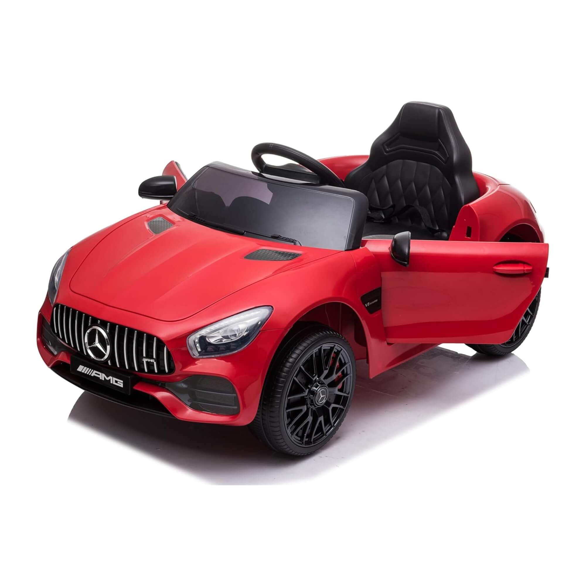 Carrinho Elétrico Infantil Mercedes Benz Vermelho 12V c/ Controle Remoto Zippy Toys - 9987