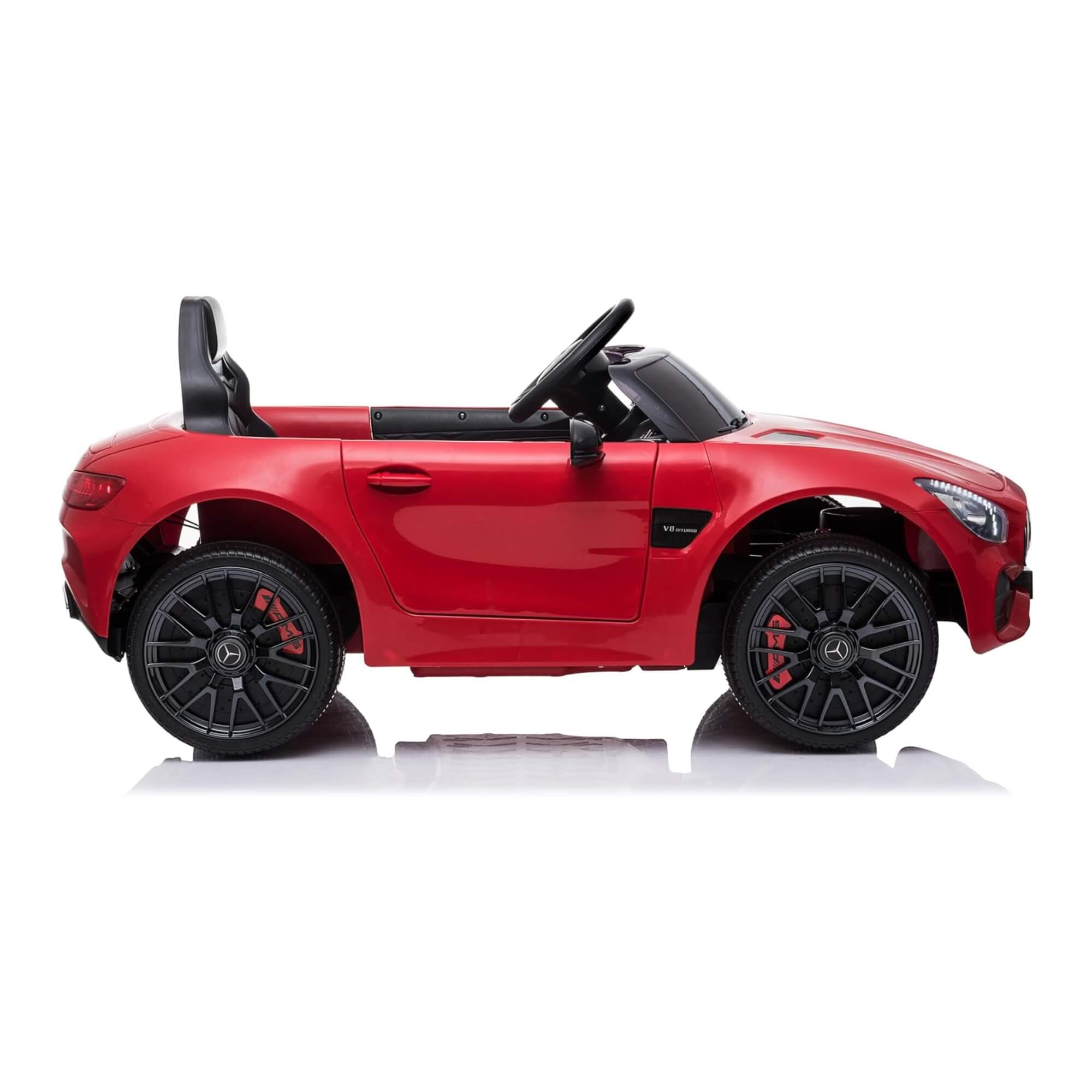 Carrinho Elétrico Infantil Mercedes Benz Vermelho 12V c/ Controle Remoto Zippy Toys - 9987