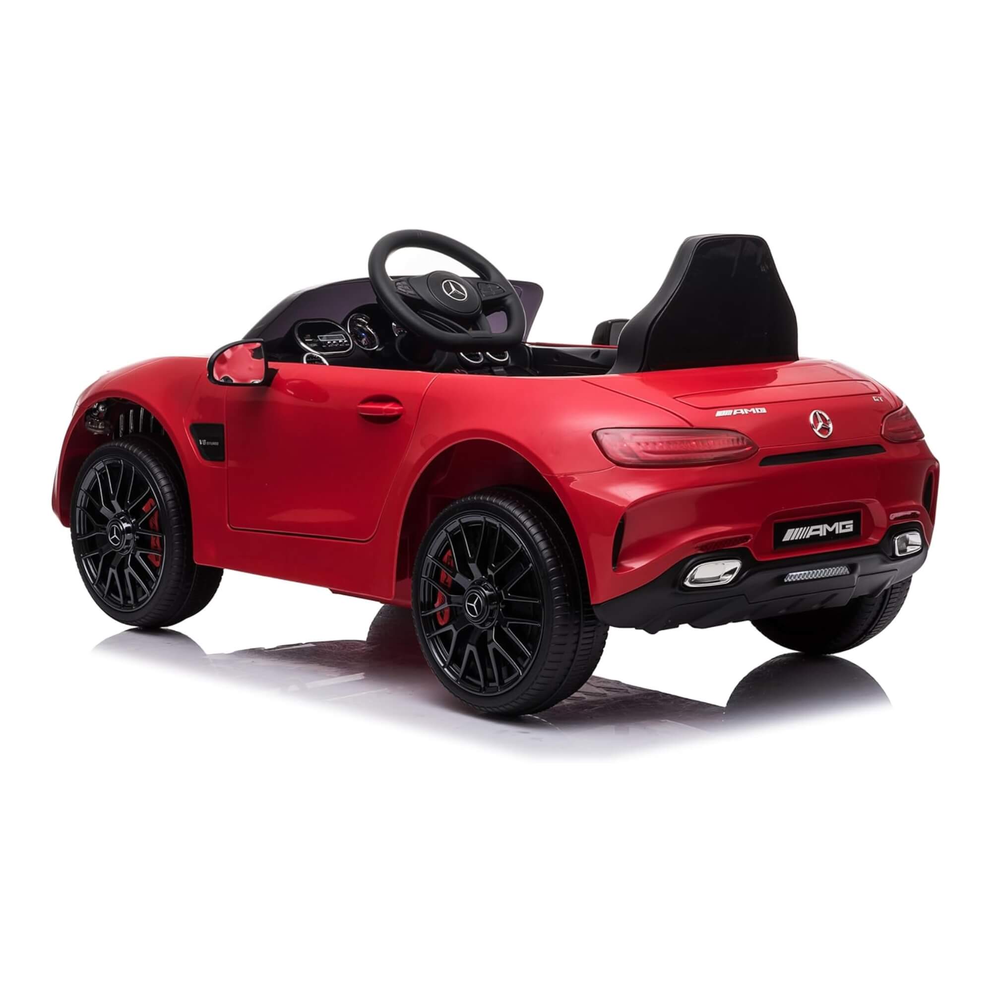 Carrinho Elétrico Infantil Mercedes Benz Vermelho 12V c/ Controle Remoto Zippy Toys - 9987