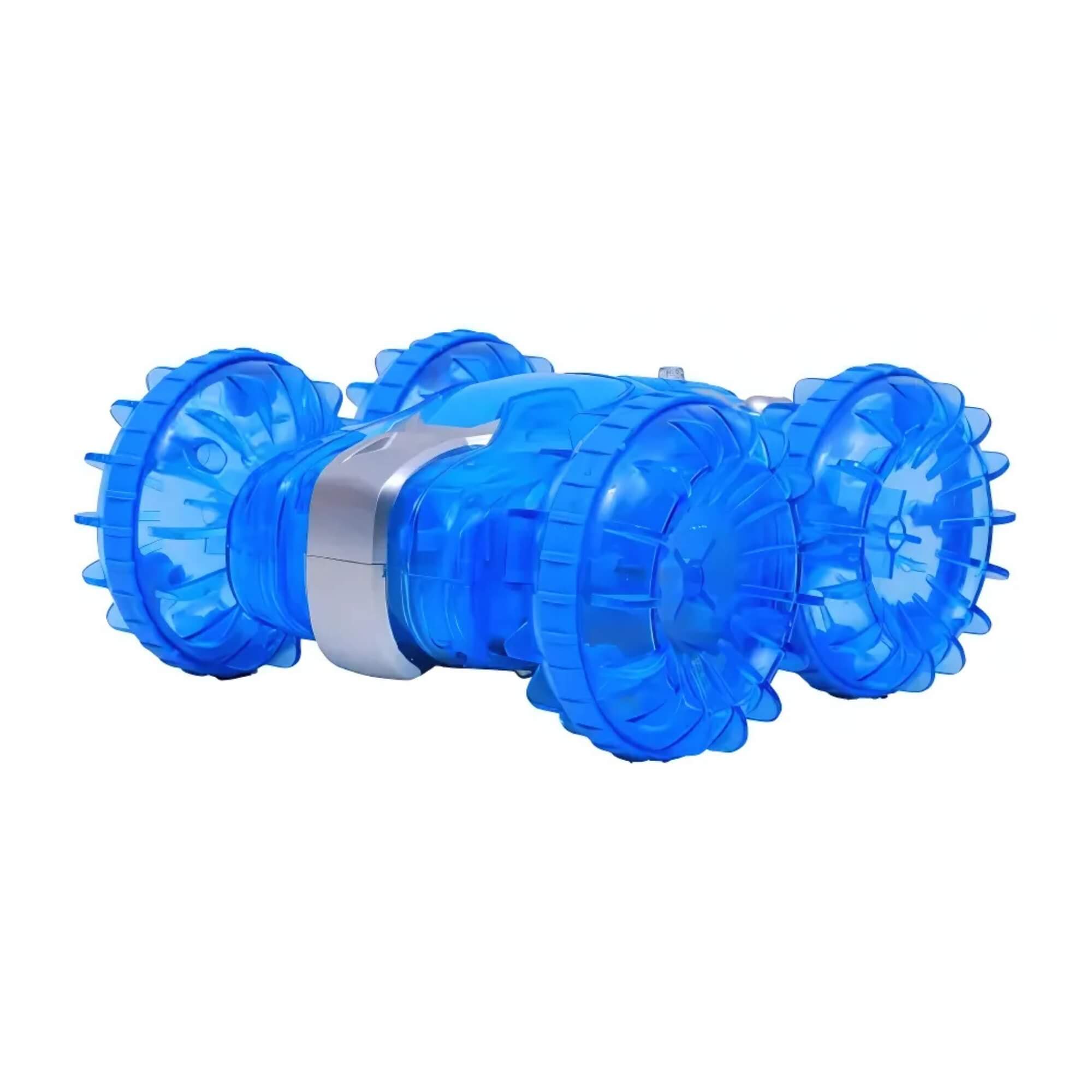 Brinquedo Carrinho Amphibious Azul c/ Controle Remoto Giro 360 Zippy Toys - 10301