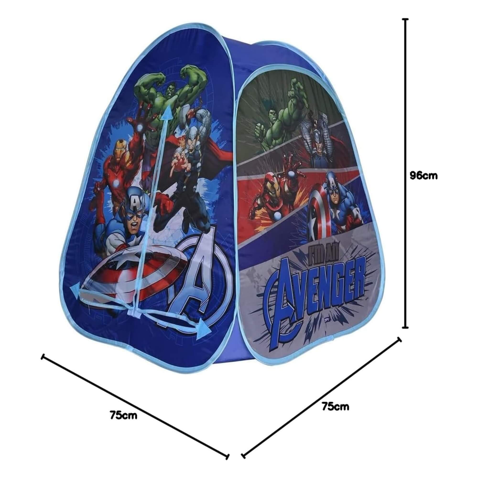 Barraca Infantil Portátil Avengers com Sistema Pop-Up Zippy Toys - 4635