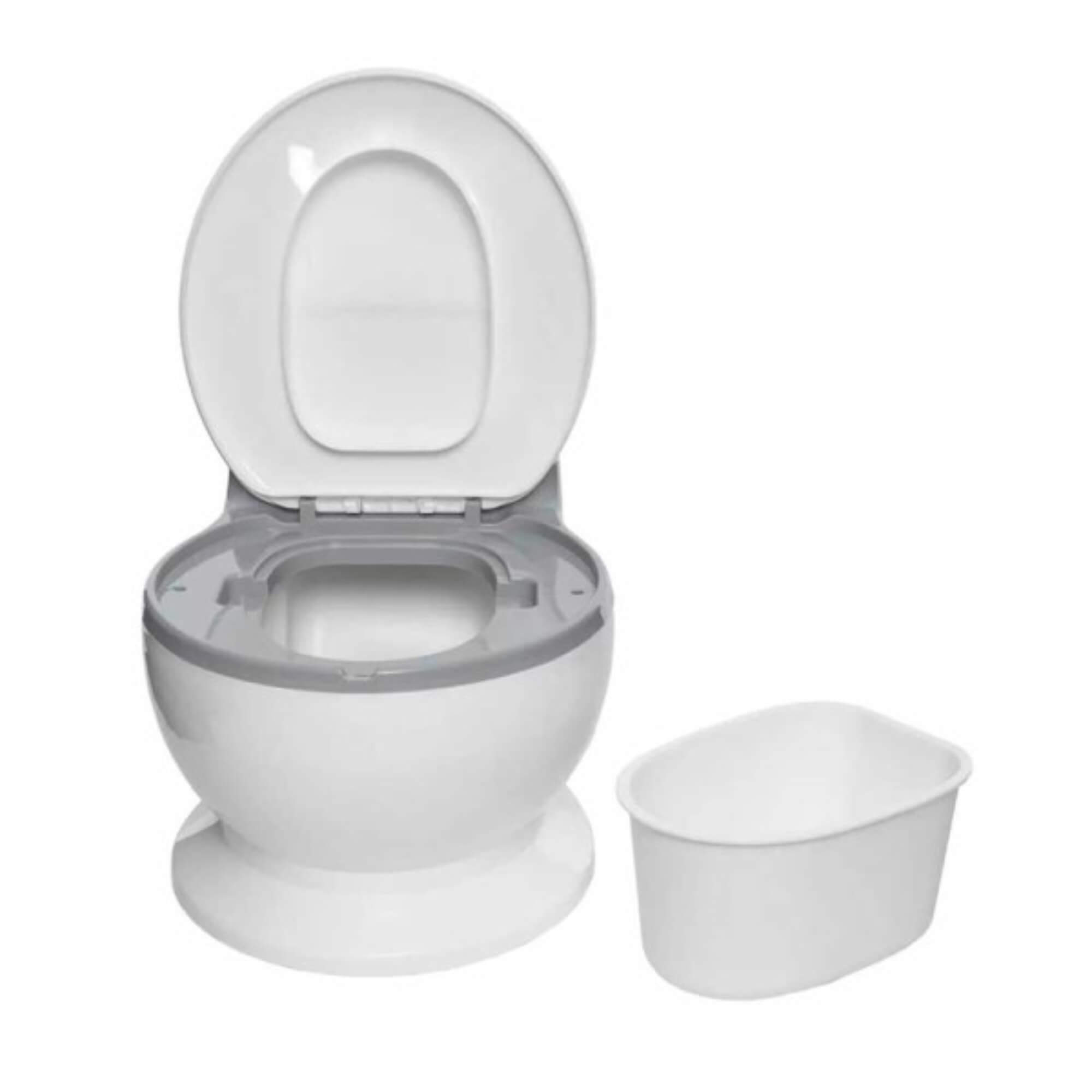 Troninho Infantil com Som - Vaso Sanitário - na cor Cinza Zippy Toys - 10426