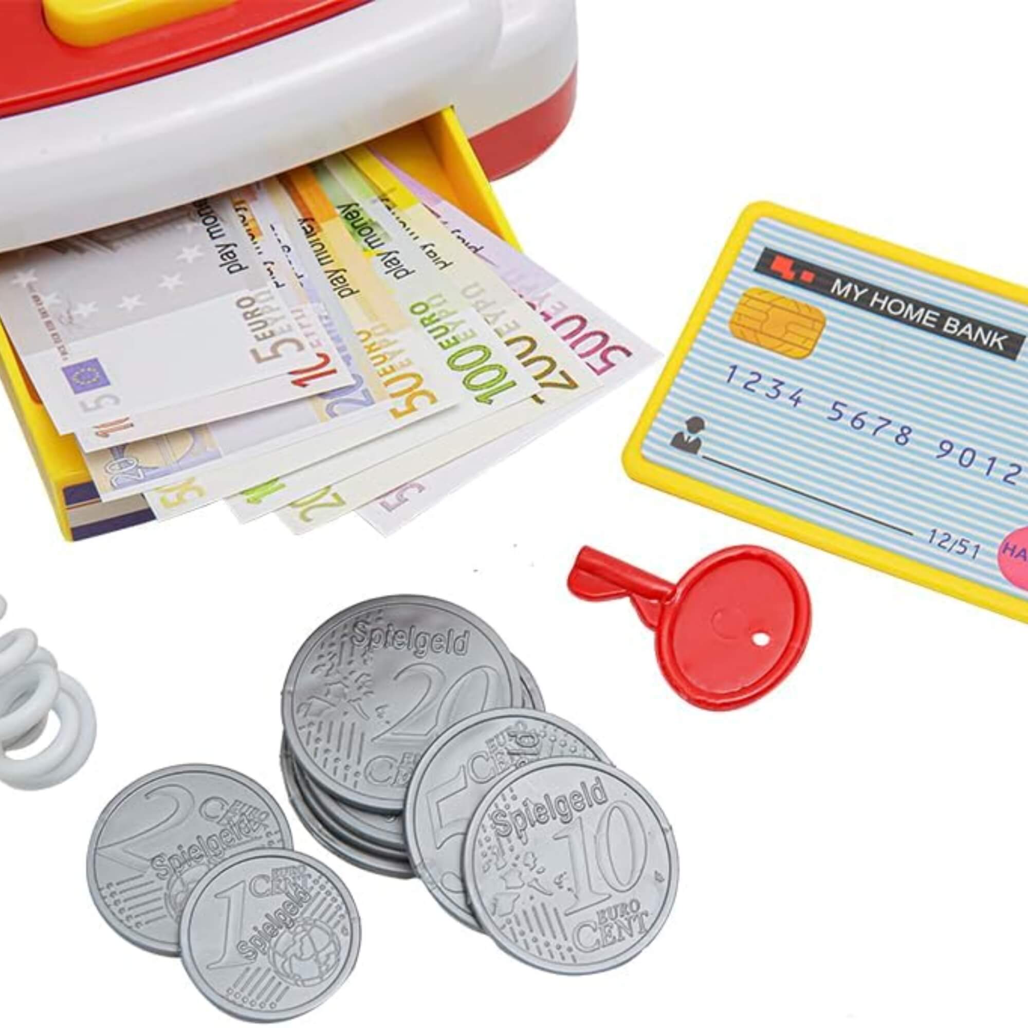 Brinquedo Caixa Registradora Encantada com Acessórios, Luz e Som Zippy Toys - 9268