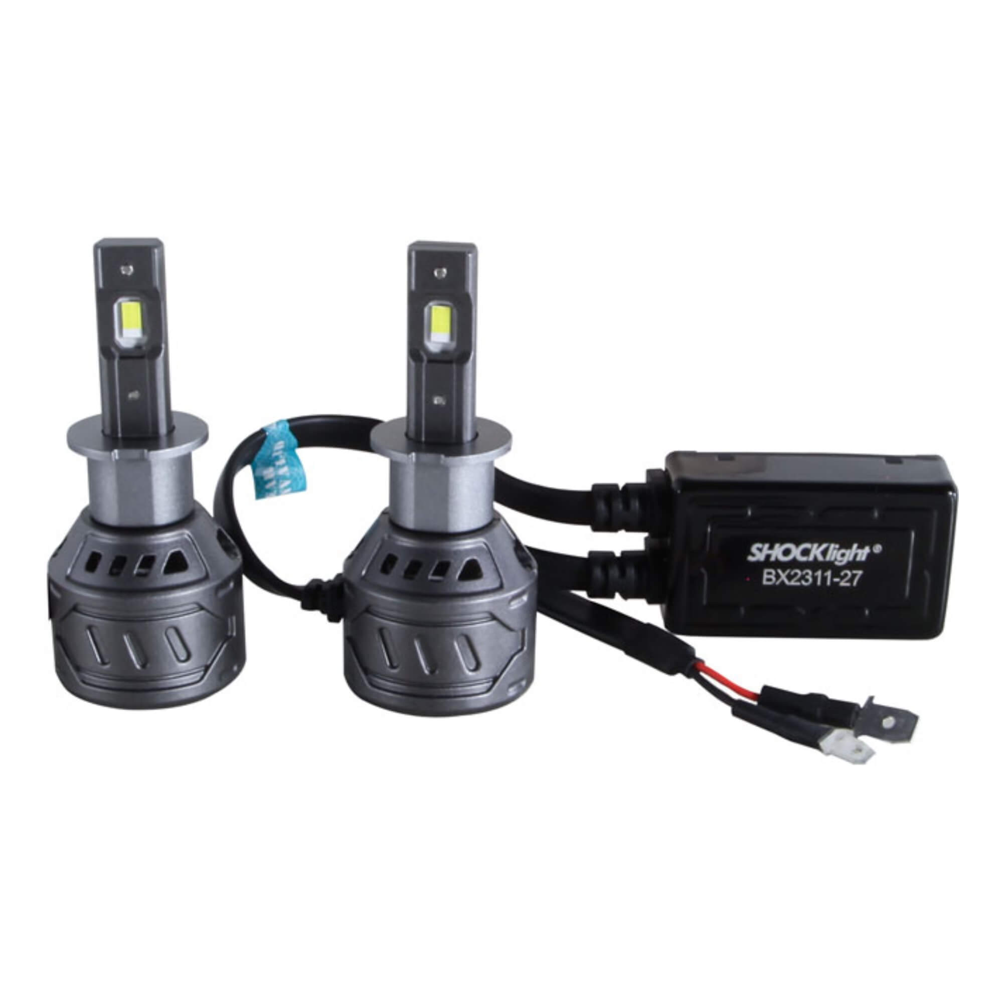 Par de Lâmpadas Ultraled S17X H3 6500K 5500 Lumens 9~18V Shocklight - SLL-170003X