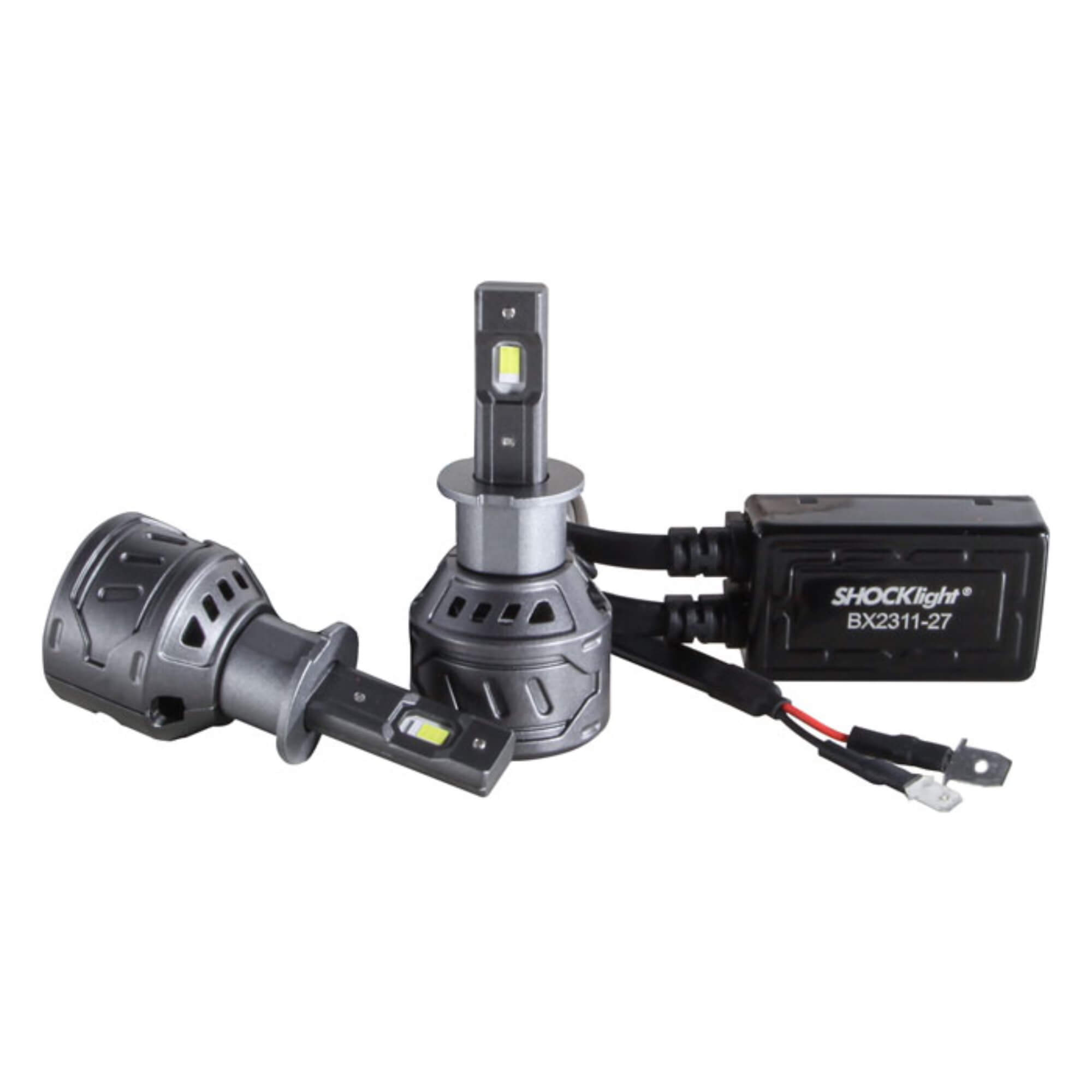 Par de Lâmpadas Ultraled S17X H3 6500K 5500 Lumens 9~18V Shocklight - SLL-170003X