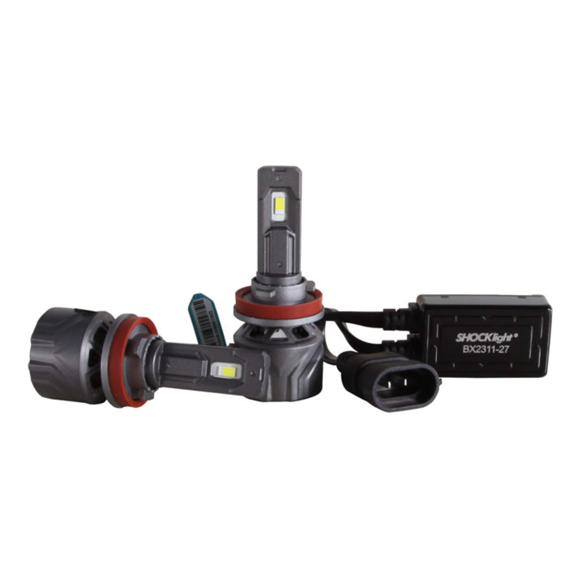 Par de Lâmpadas Ultraled S17X H11/H8/H9/H16 ( Rosca ) 6500K 5500 Lumens 9~18V Shocklight - SLL-170011X