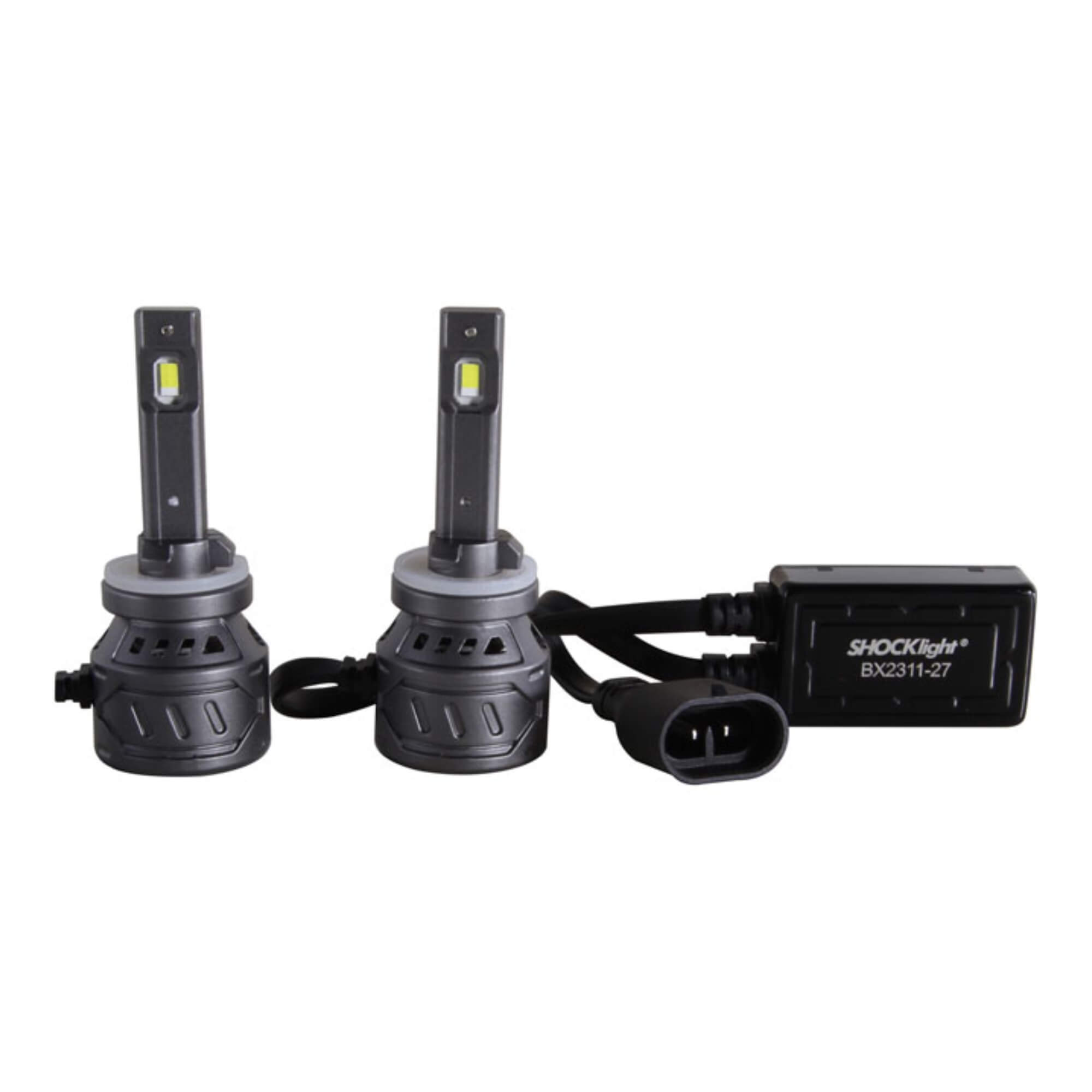 Par de Lâmpadas Ultraled S17X H27 6500K 5500 Lumens 9~18V Shocklight - SLL-170027X