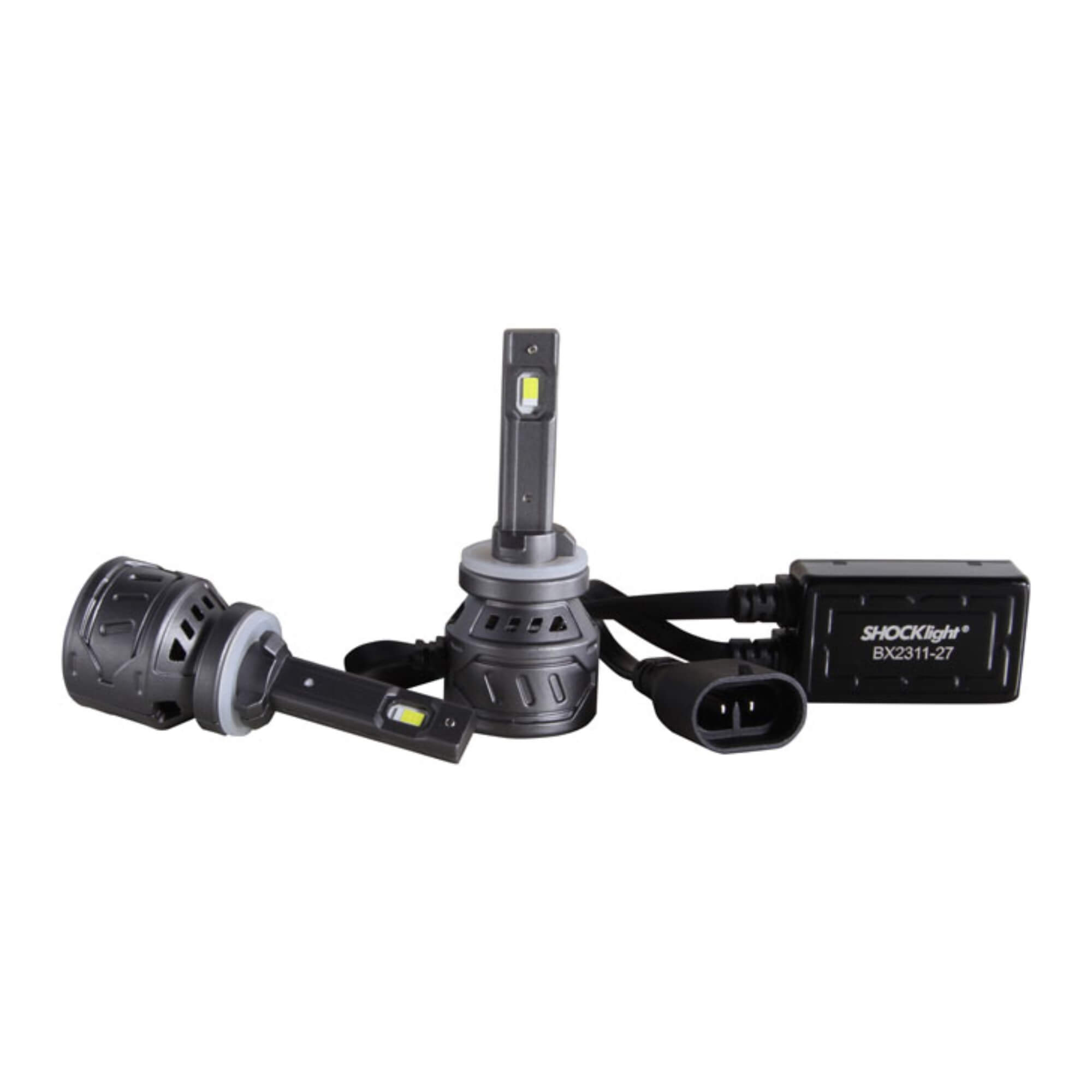 Par de Lâmpadas Ultraled S17X H27 6500K 5500 Lumens 9~18V Shocklight - SLL-170027X