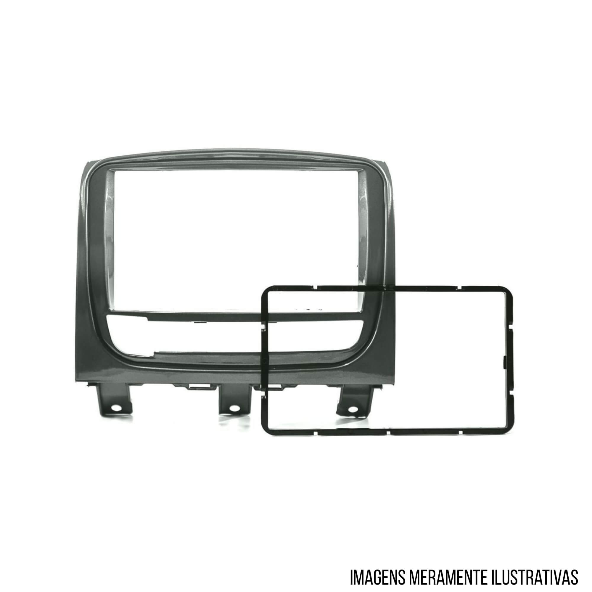 COMP Kit Multimídia DMH-Z5380TV + Moldura 2 Din Pálio Week. Adv/Strada 2013/20 + Câmera Ré + Chicote