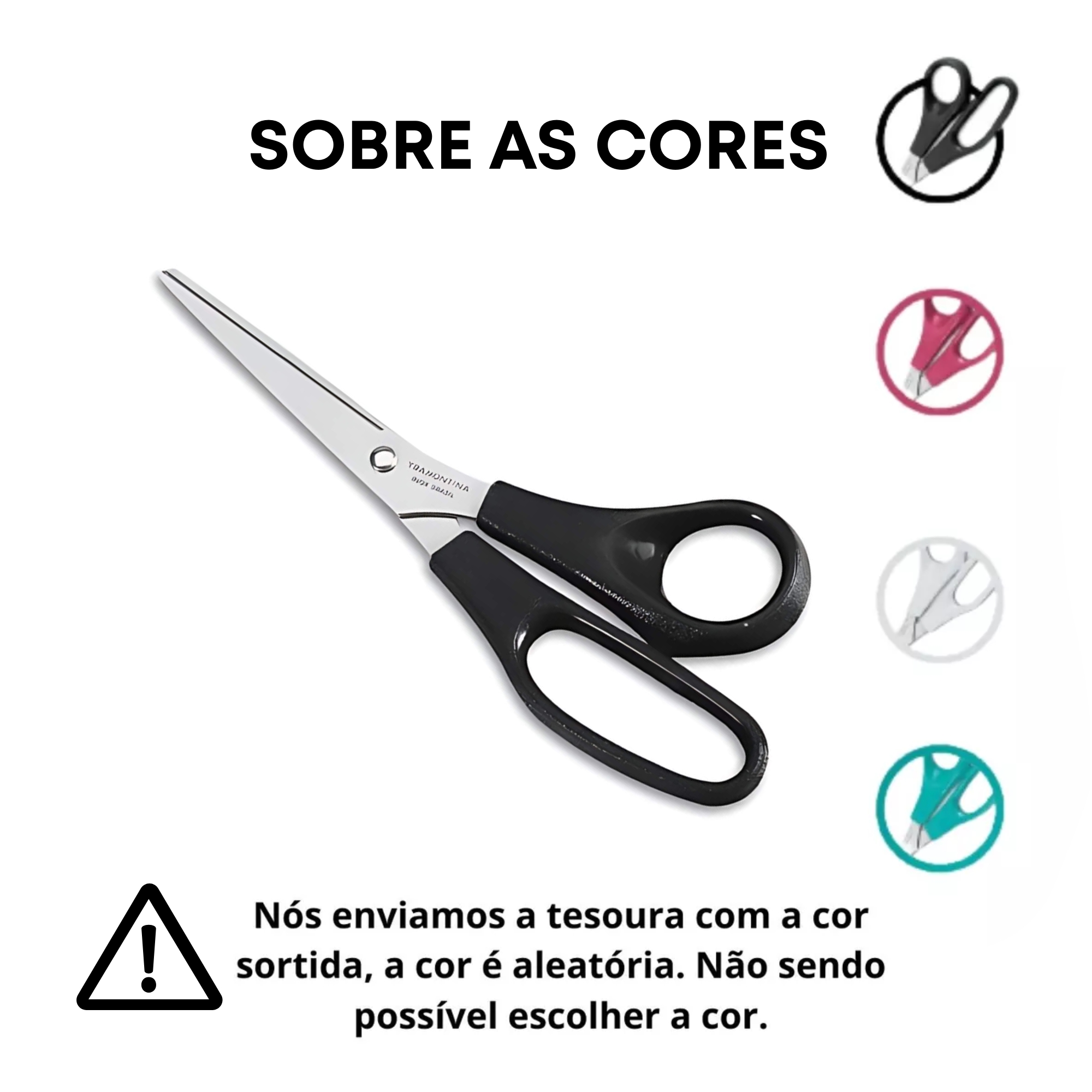 COMP Kit 2 Un Tesouras de Uso Geral 7" Aço Inox Sortida Culinário Tramontina - 25920169