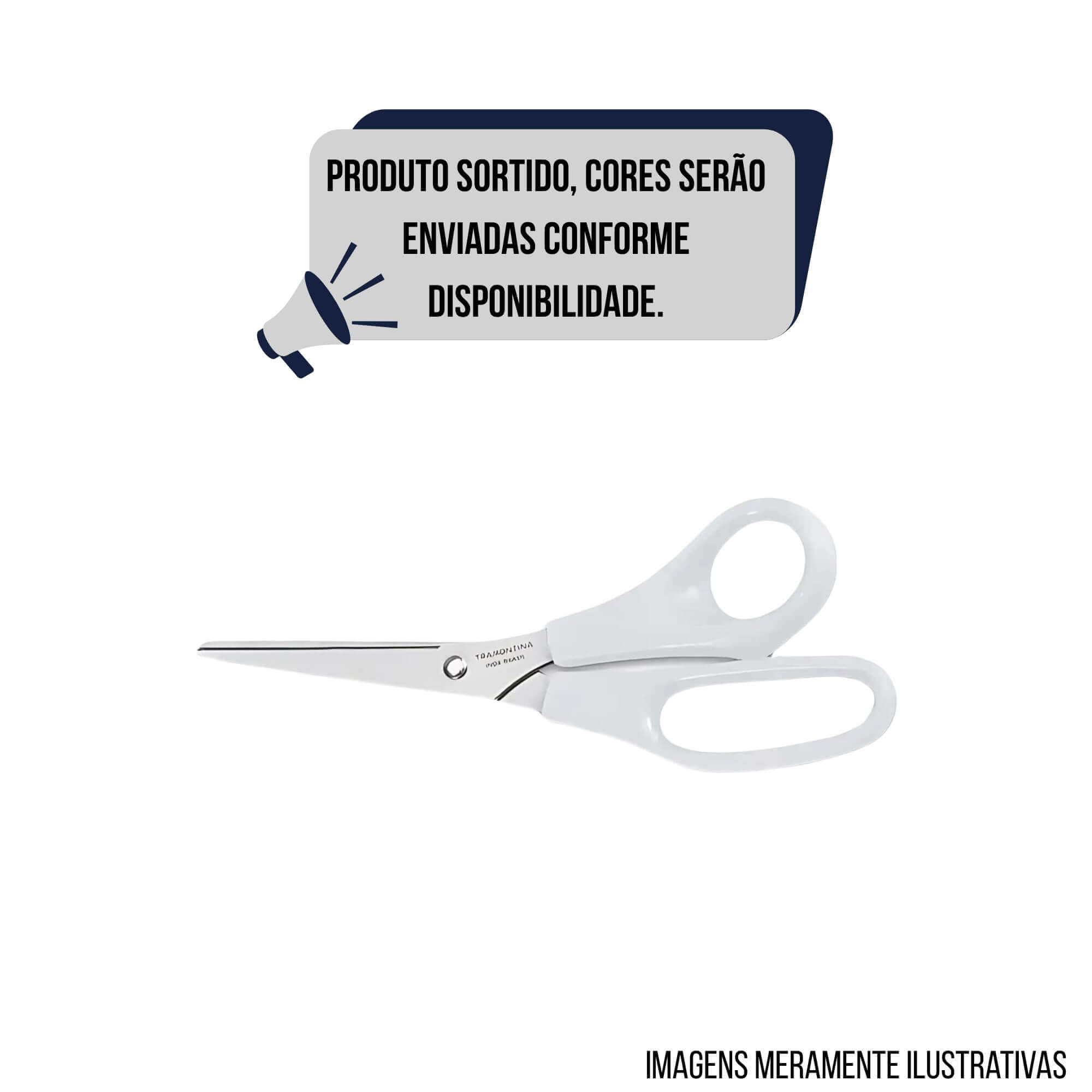 COMP Kit 2 Un Tesouras de Uso Geral 7" Aço Inox Sortida Culinário Tramontina - 25920169